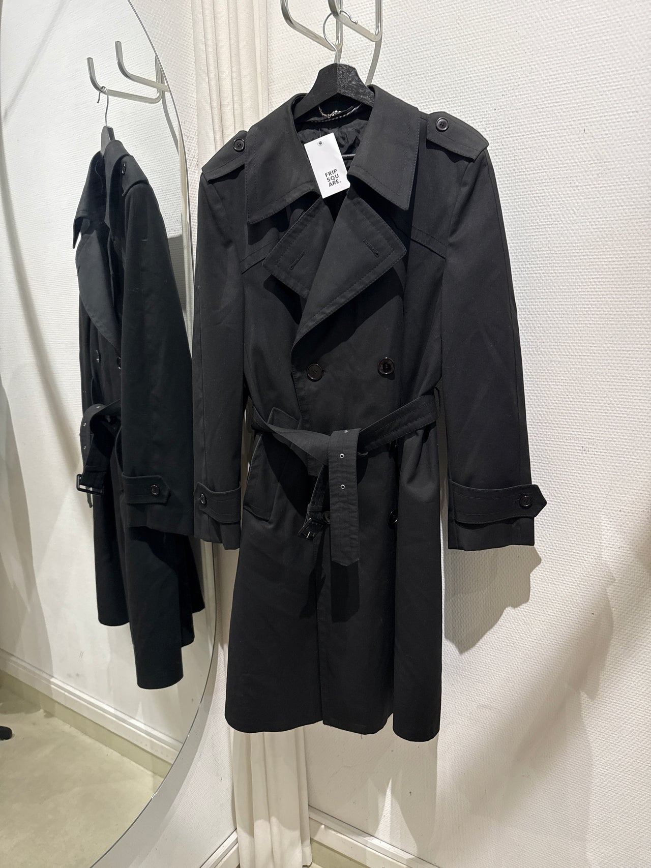 Trench noir L/XL live