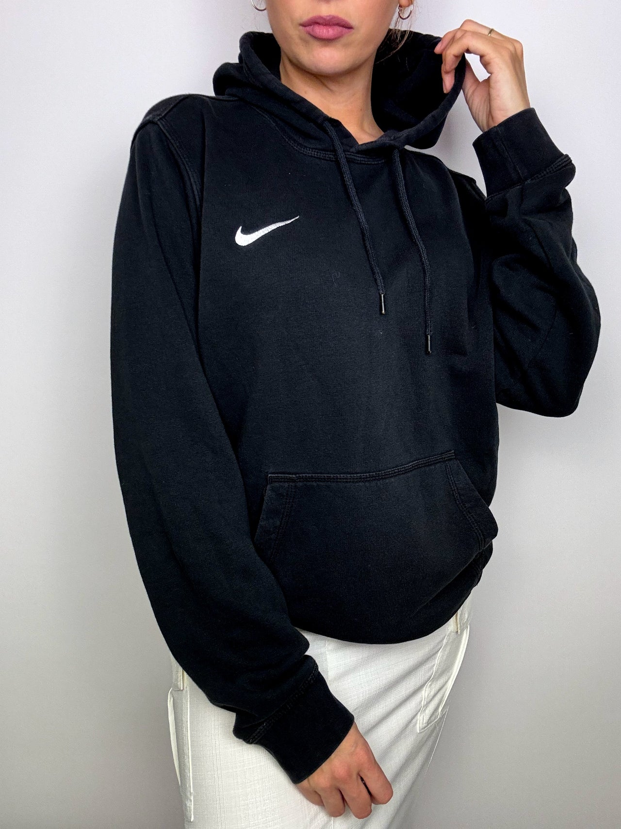 Pull à capuche noir Nike