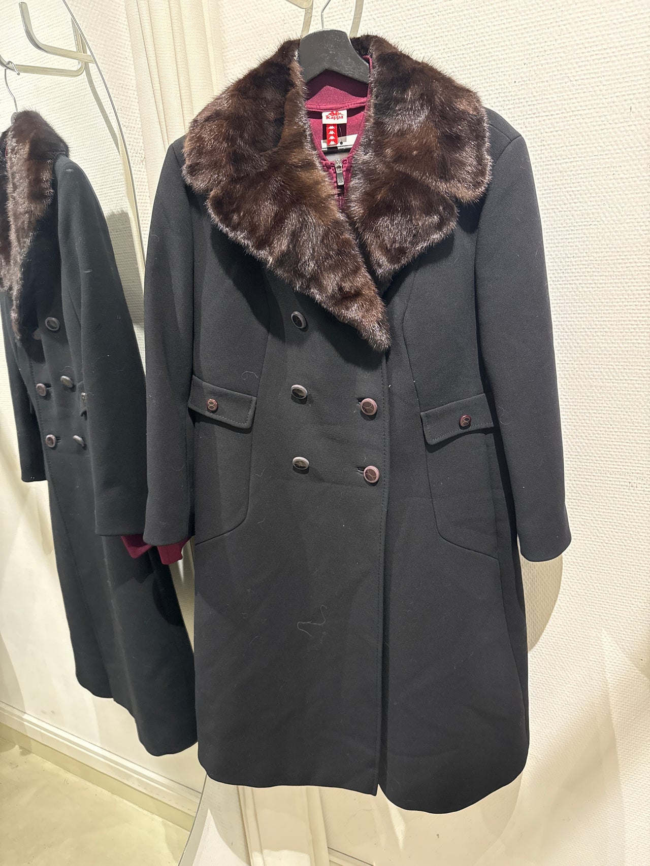 Manteau avec col fourrure M/L live