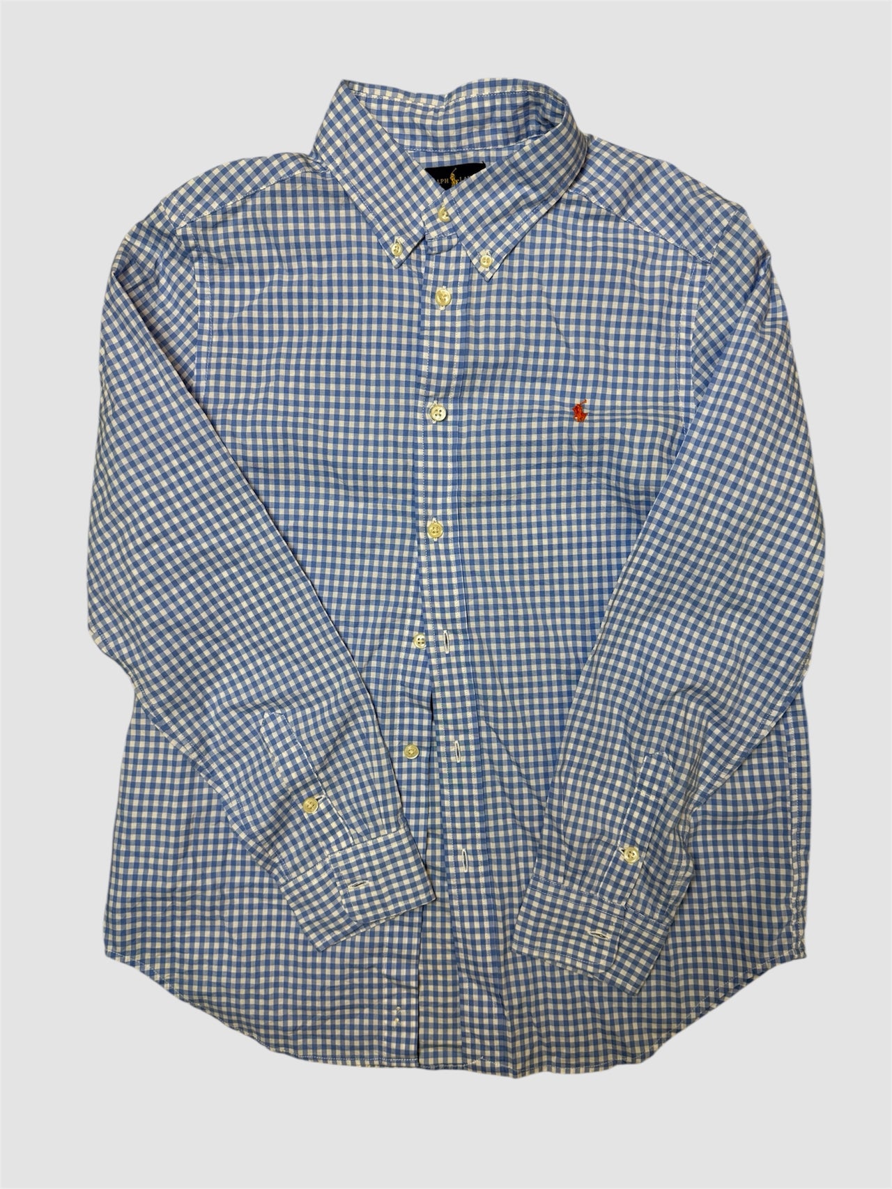 Chemise à carreaux ralph lauren 14/16A