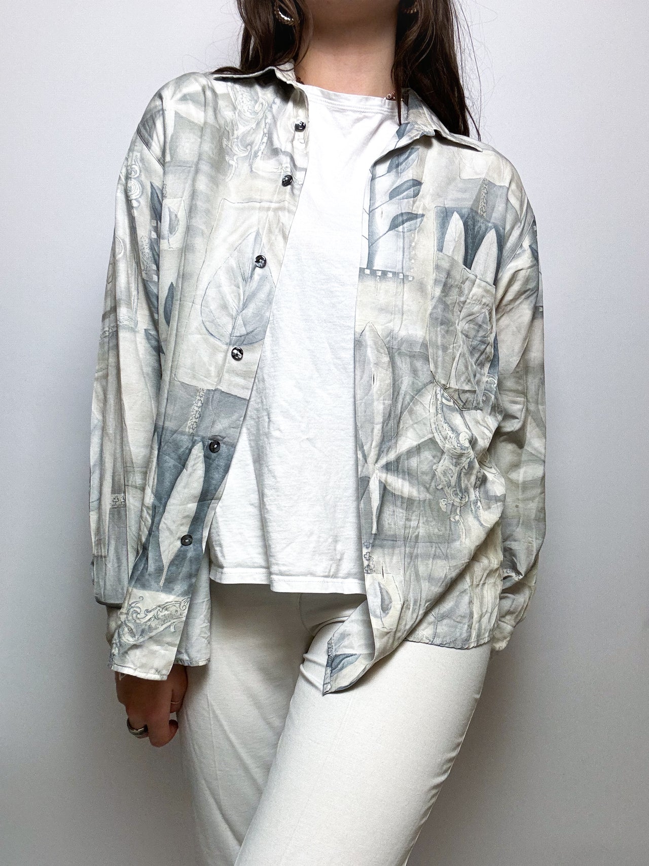 Vintage patterned shirt M/L