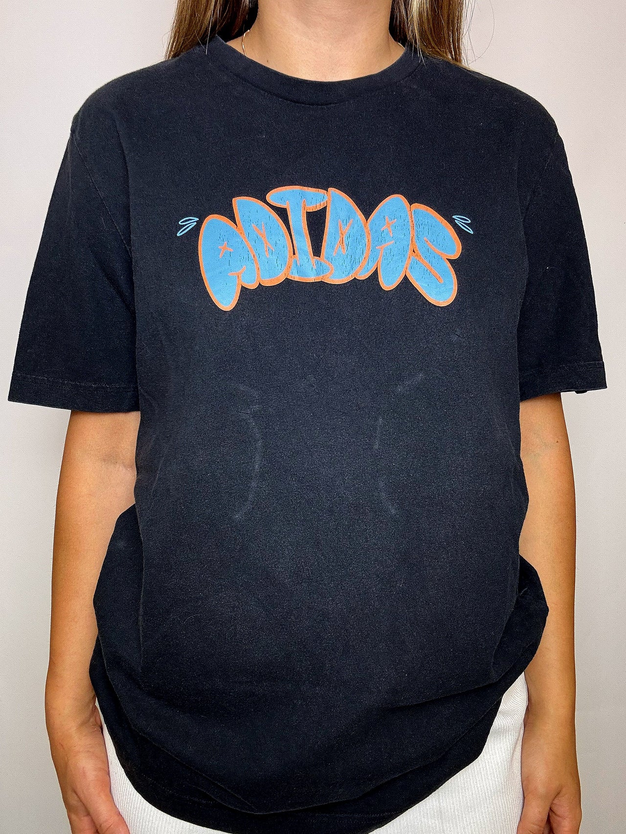 Tee shirt noir ADIDAS M vintage