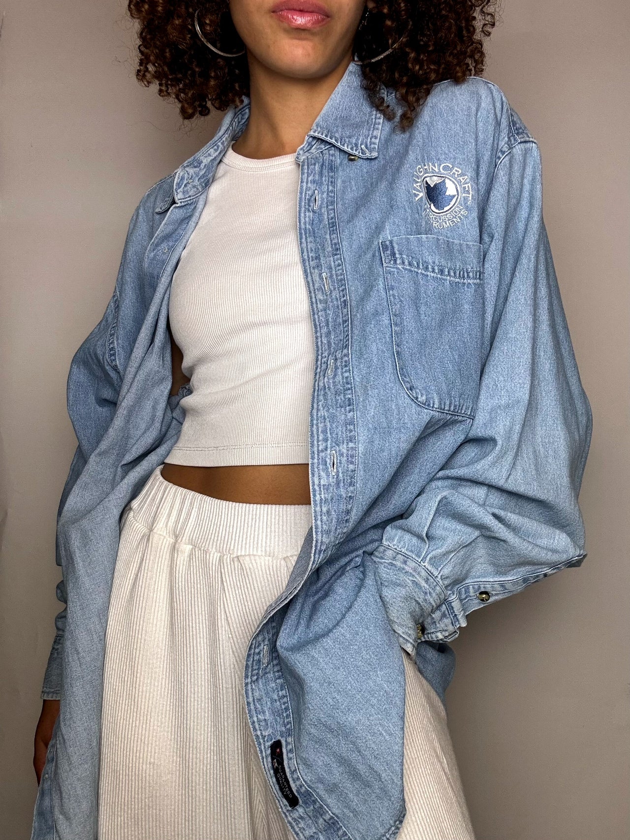 Vintage L/XL Jeanshemd