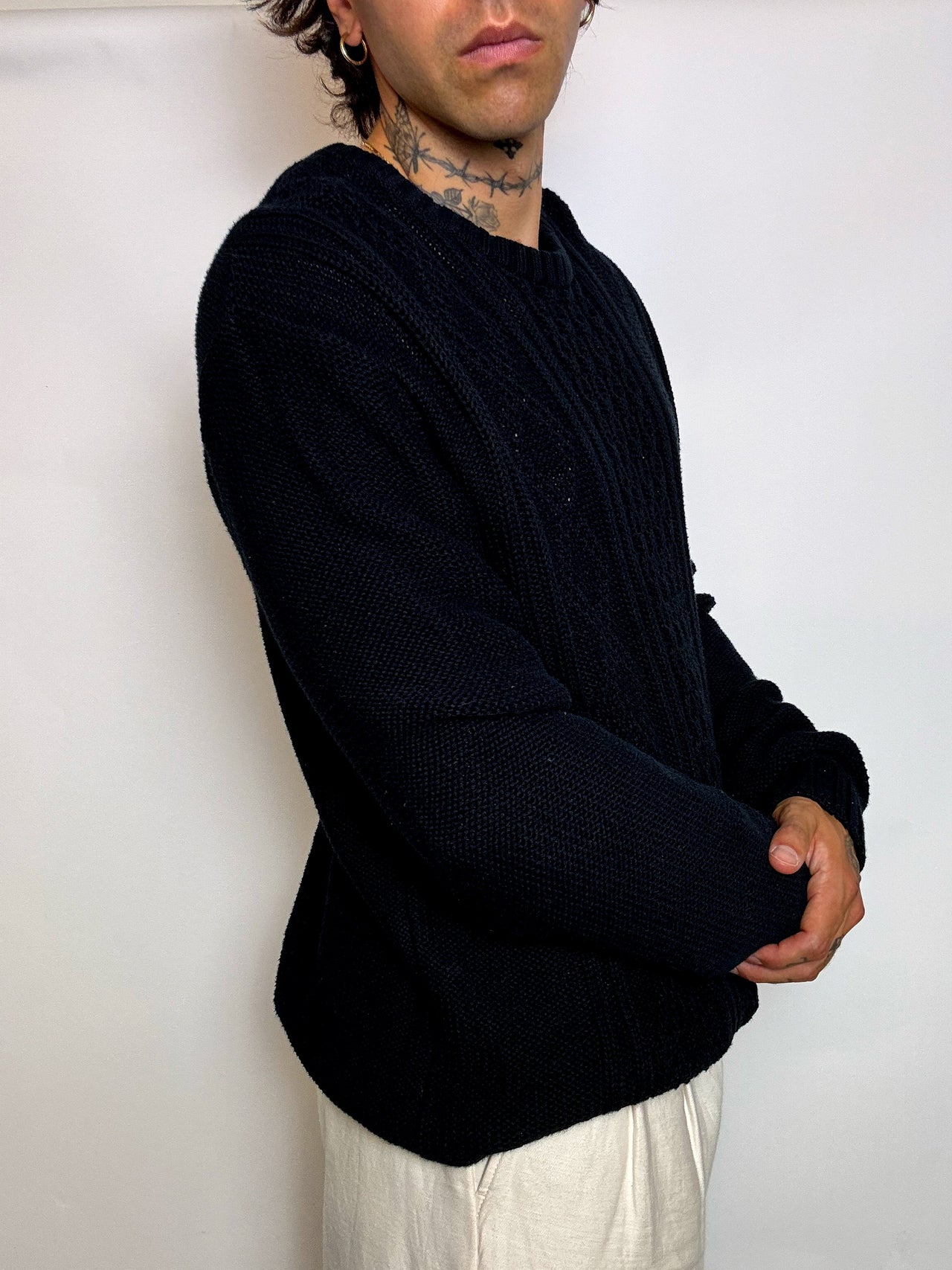 Pull noir CHAPS by ralph lauren XL vintage