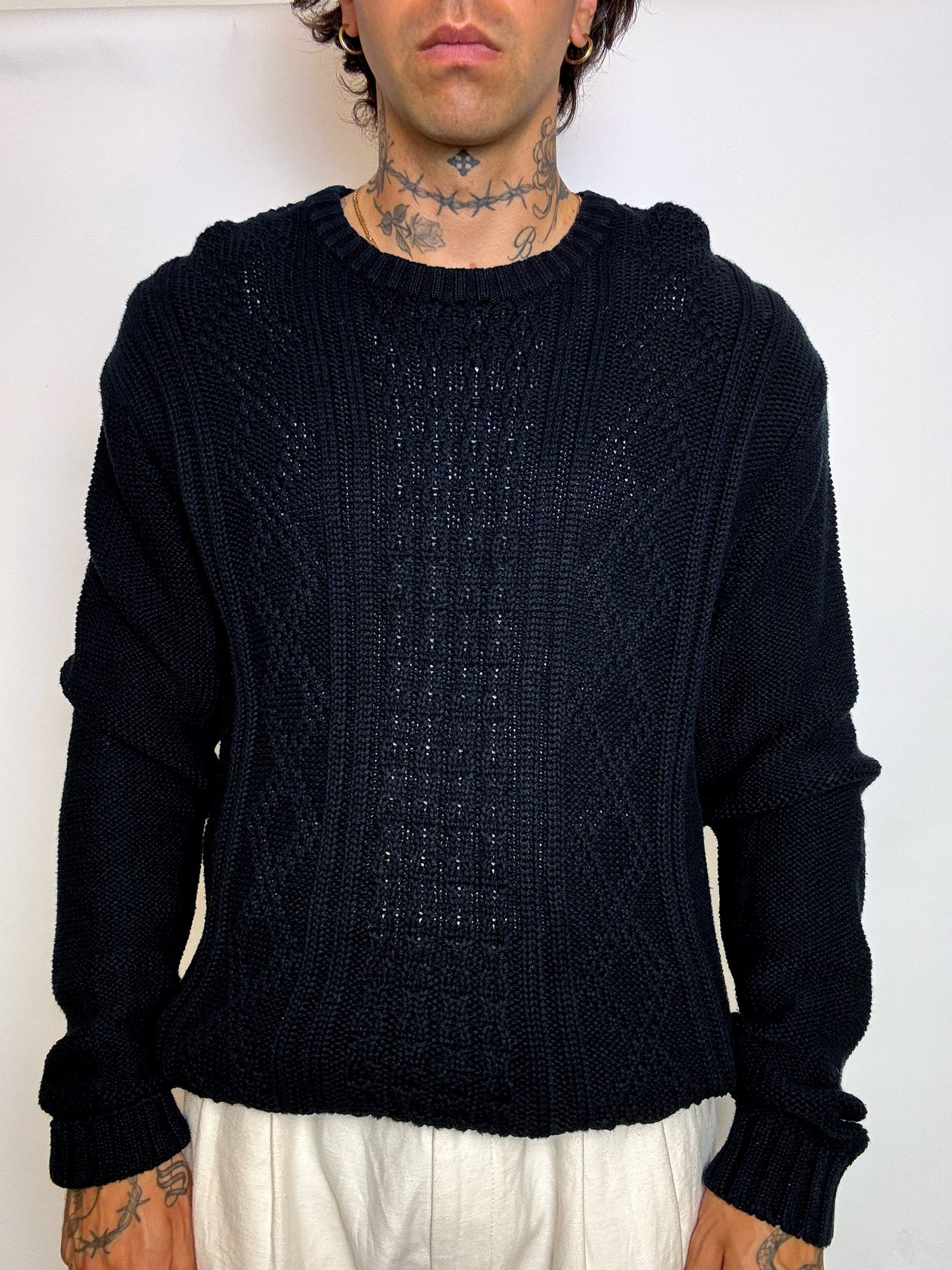 Pull noir CHAPS by ralph lauren XL vintage