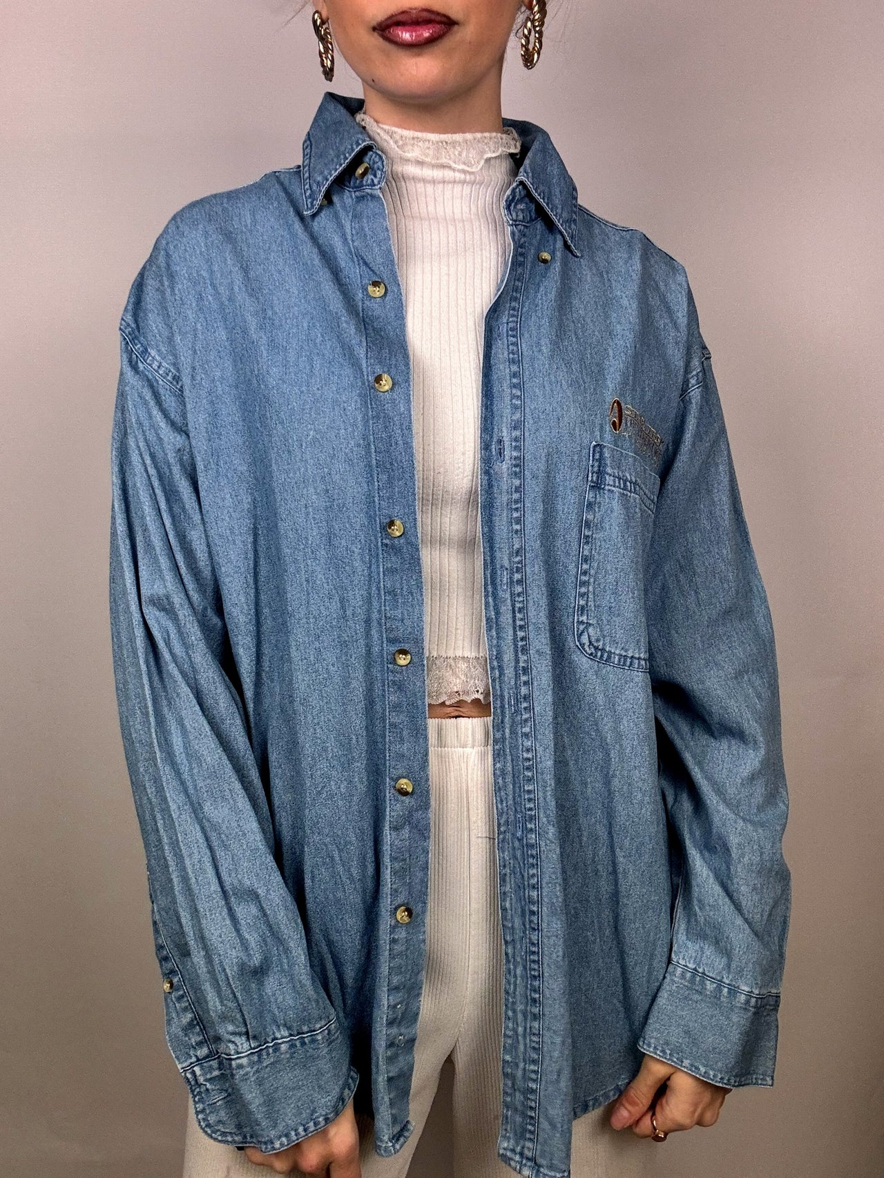 Vintage XL denim shirt
