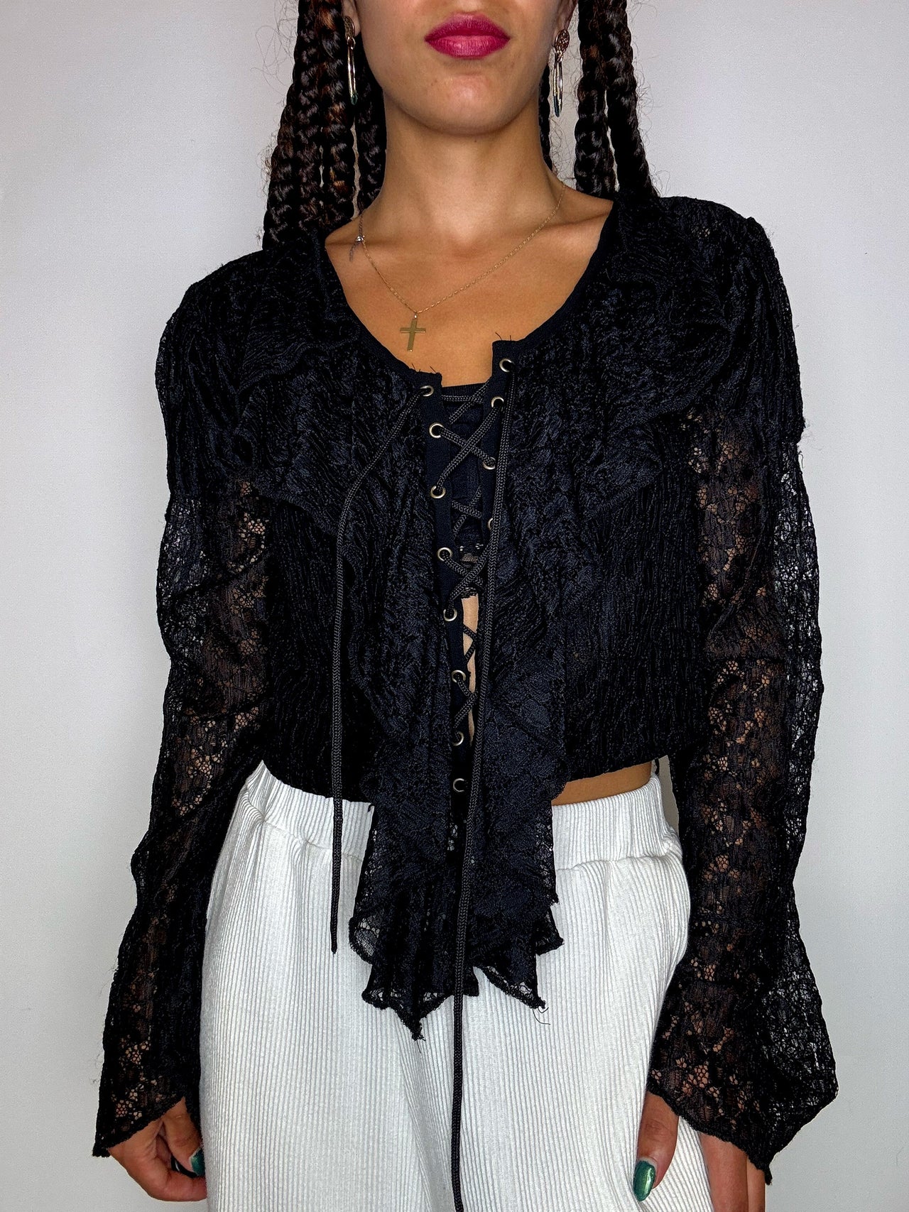 ADIDAS XL Vintage Two-Tone Hoodie