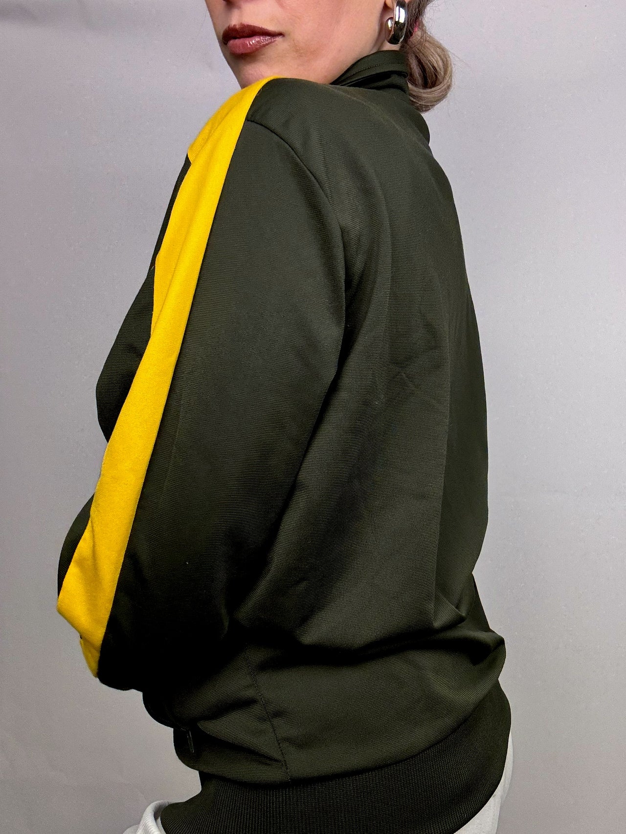 PUMA S/M Vintage Khaki and Yellow Nylon Jacket