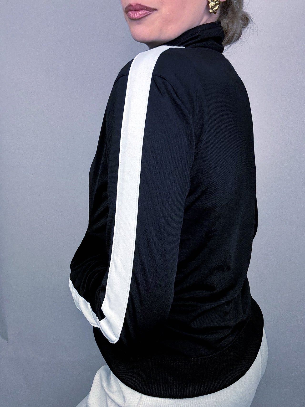 Vintage NIKE S Black Nylon Jacket