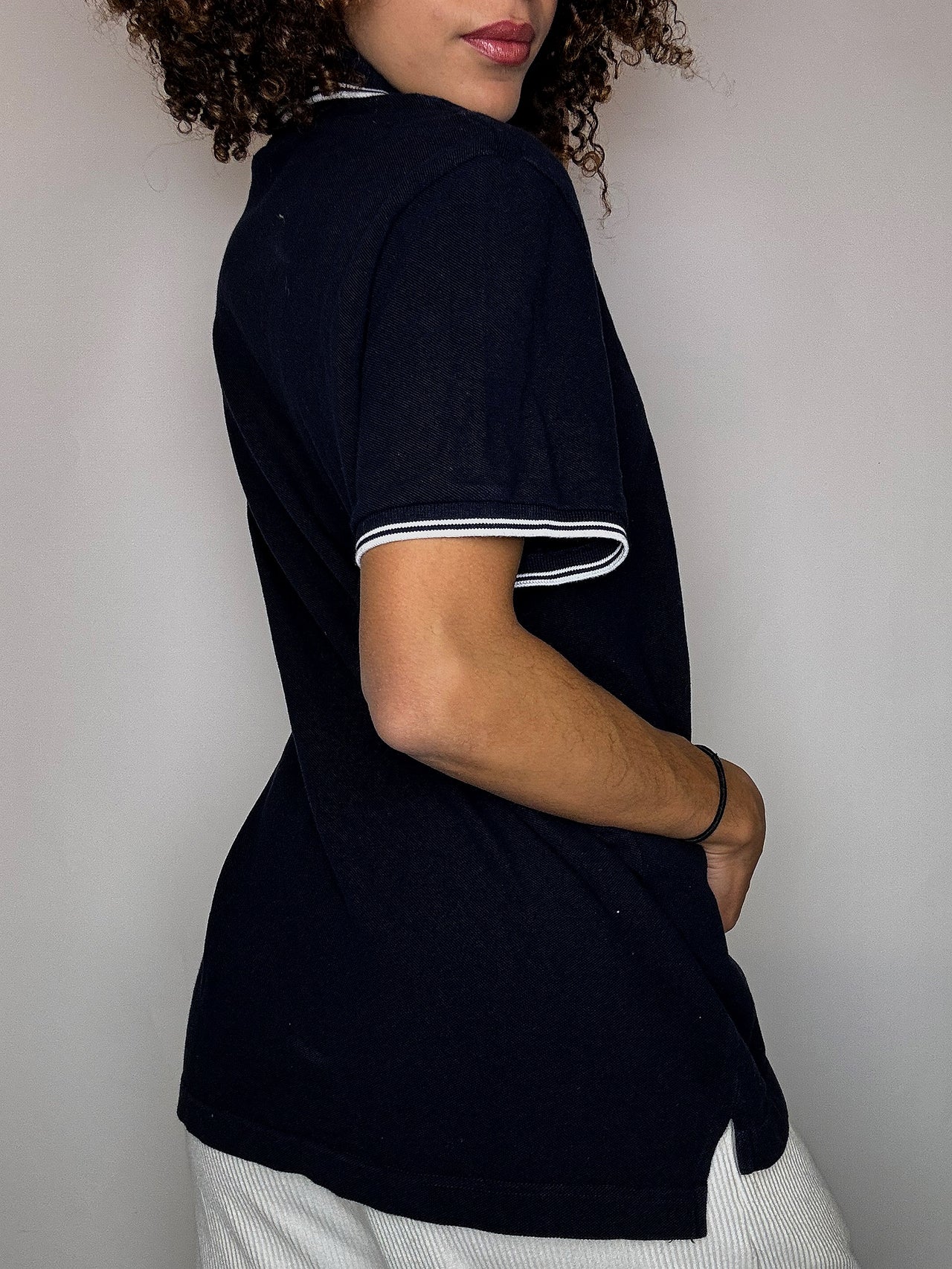 Polo manches courtes marine LACOSTE L/XL vintage