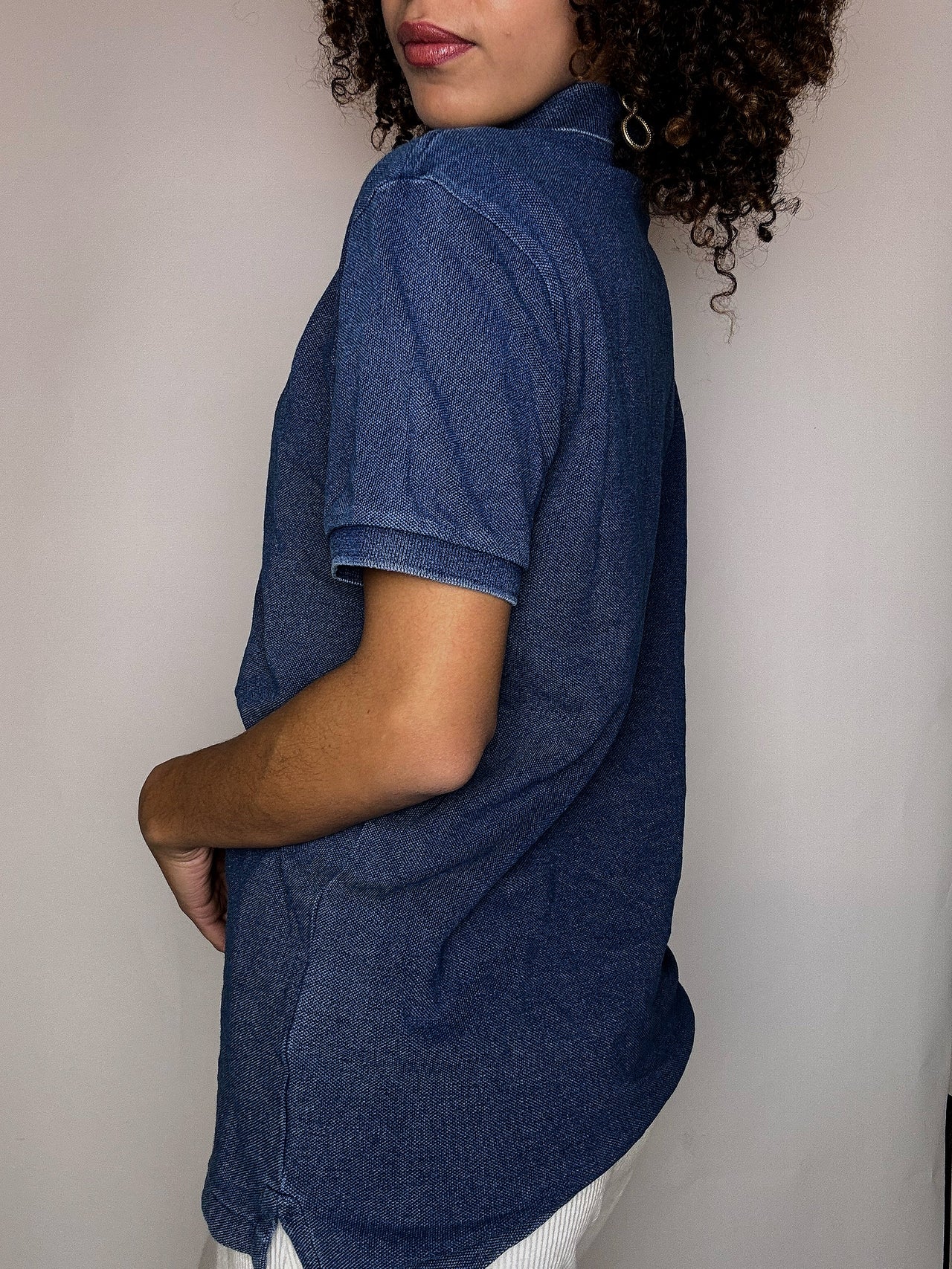 Polo manches courtes effet jean RALPH LAUREN S vintage