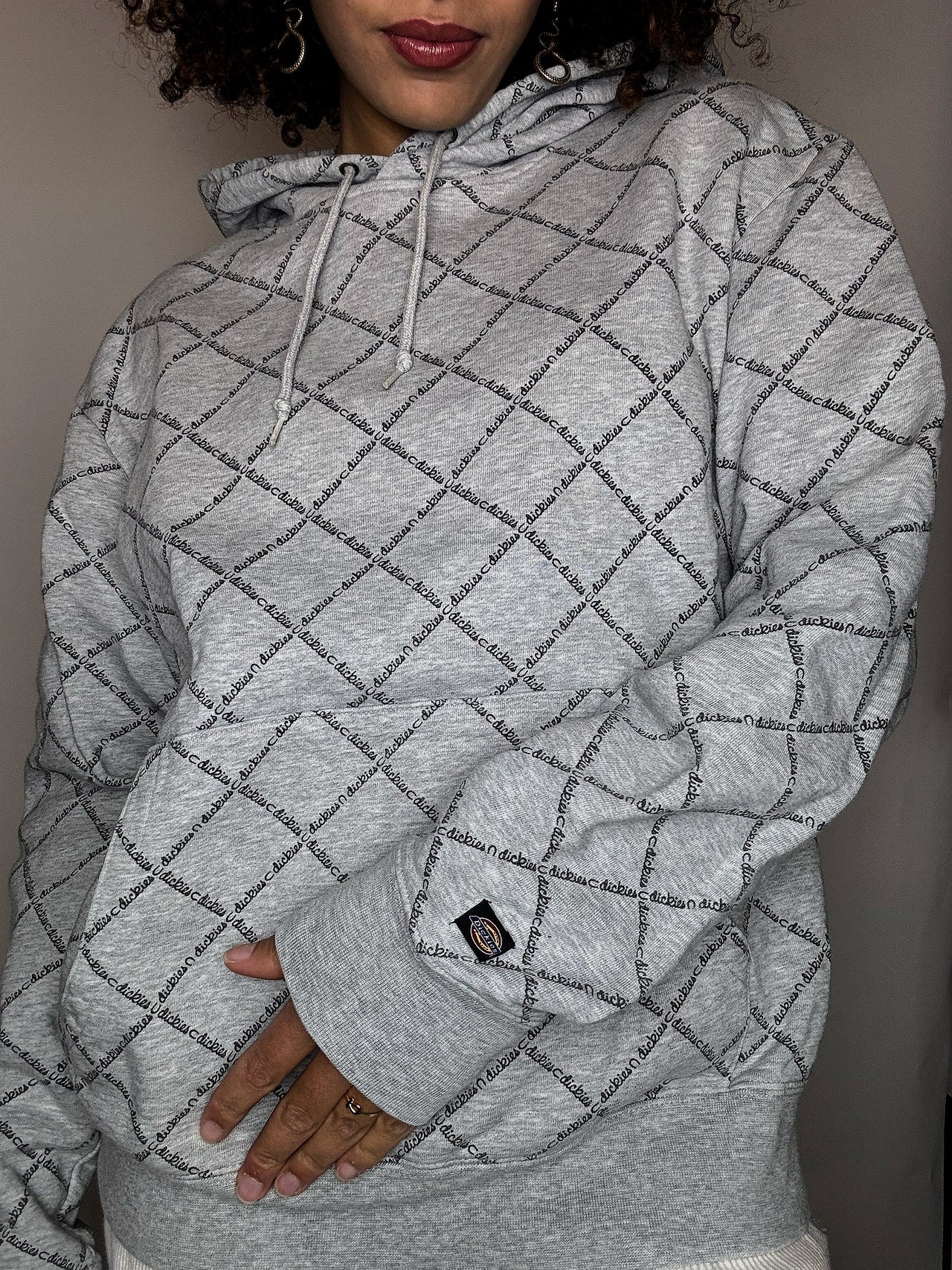 Sweat imprimé gris DICKIES M vintage