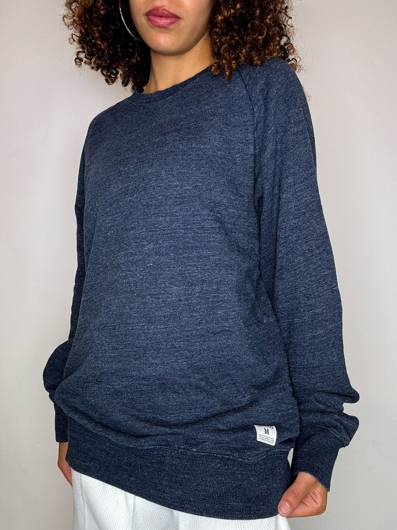 Sweat col rond bleu CARHARTT M vintage