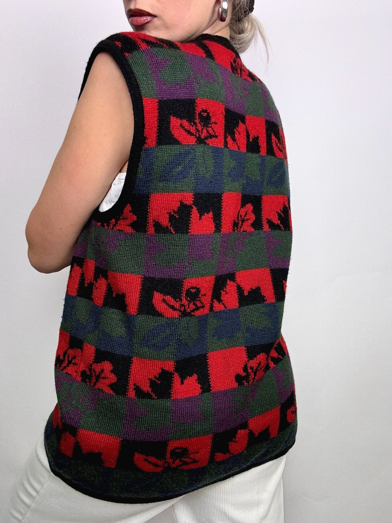 Vintage knit vest