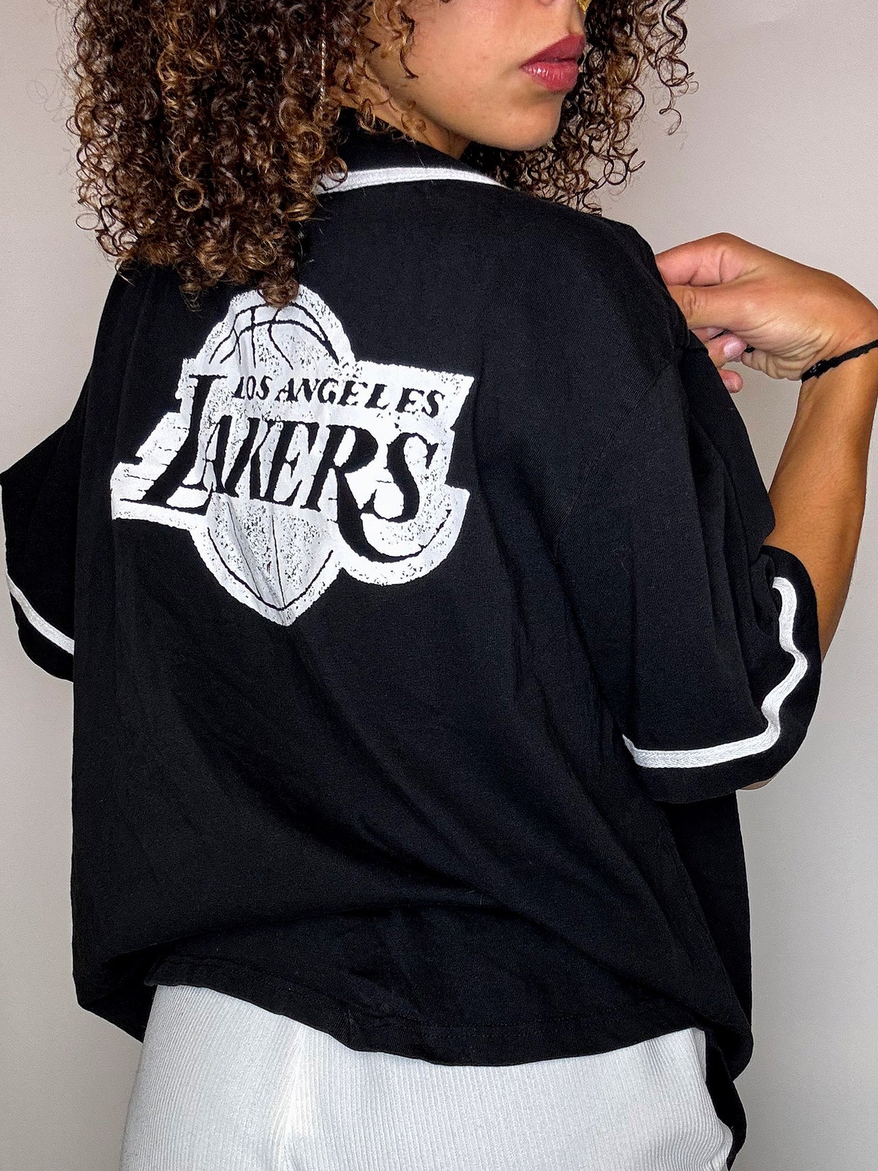 Maillot de baseball noir NEW ERA XL vintage