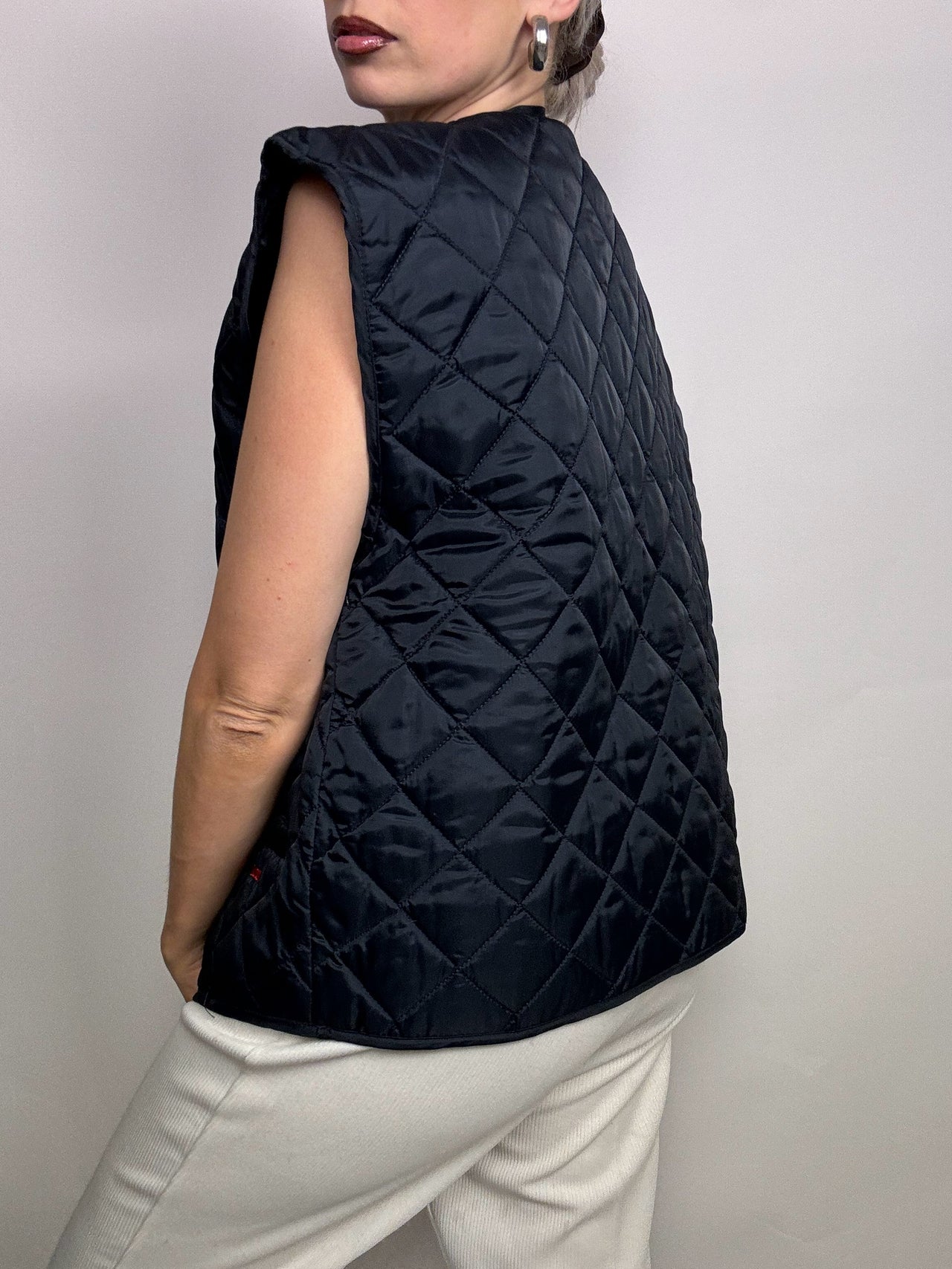 Vintage Sleeveless Quilted Vest