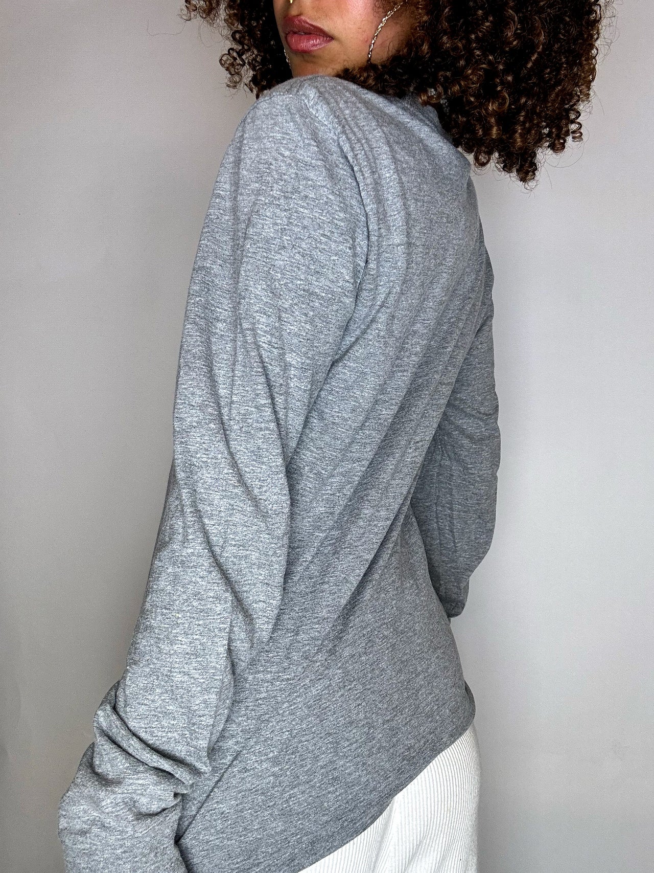 Tee shirt manche longue gris NIKE x OHIO STATES XS vintage