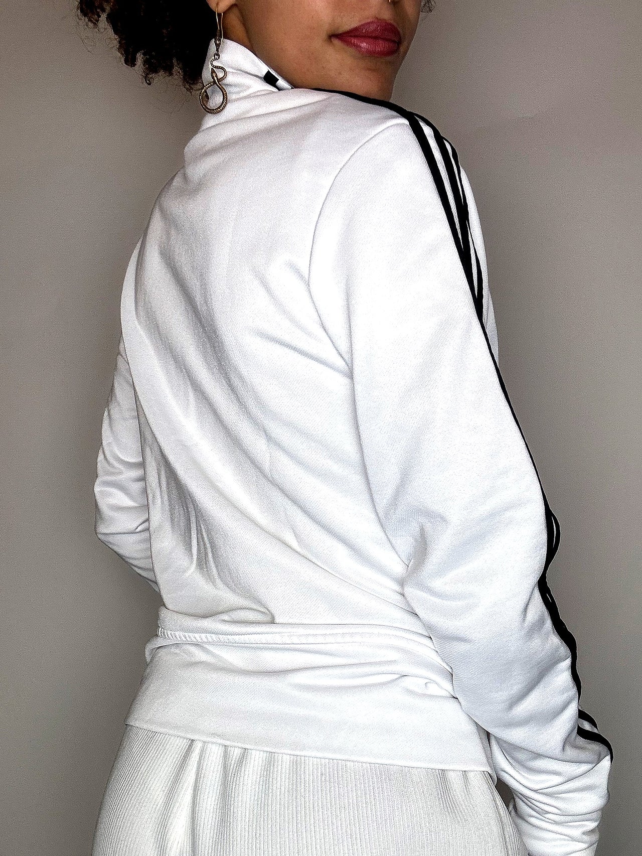 Jacket de sport blanche ADIDAS M/L vintage