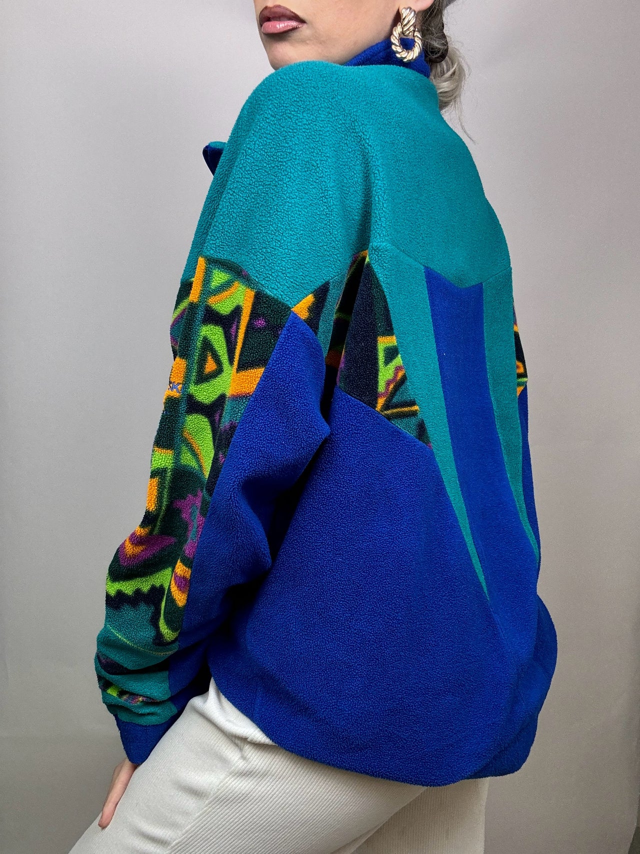 FILA 90s Fleece Jacket L/XL Vintage