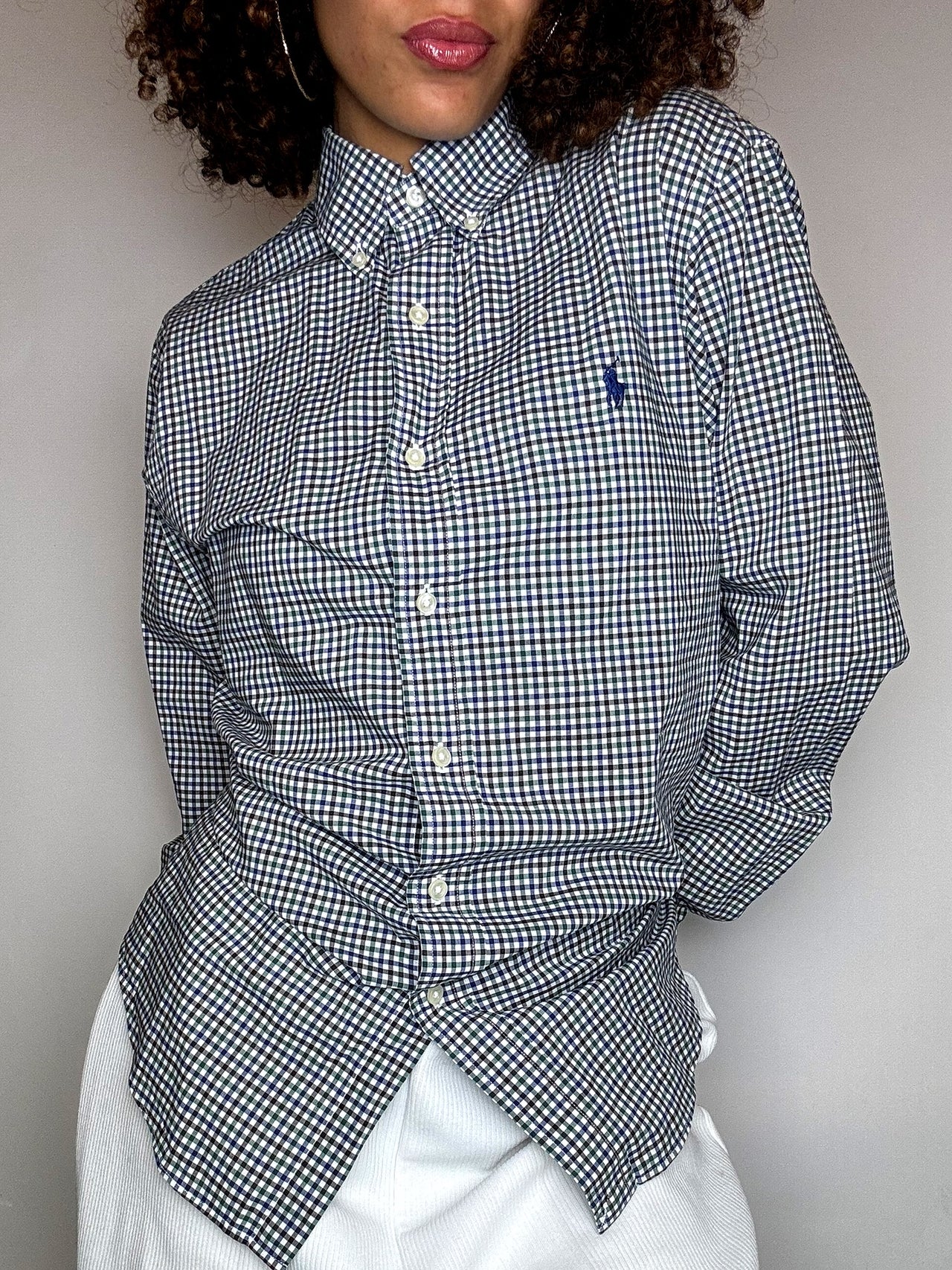 Chemise à carreaux RALPH LAUREN S Vintage