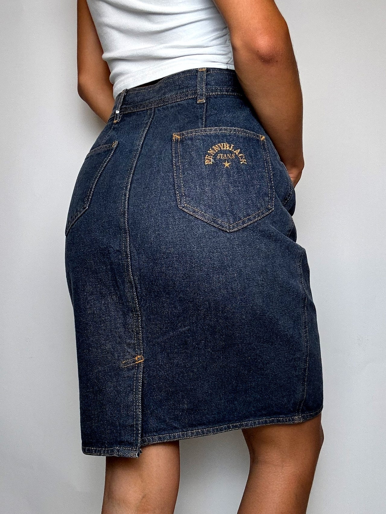 Jupe en denim M vintage