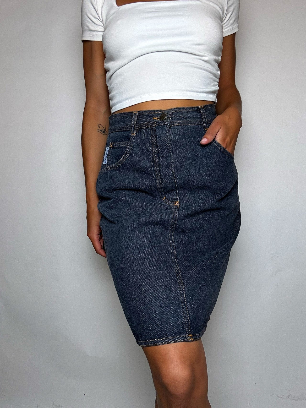 Jupe en denim M vintage