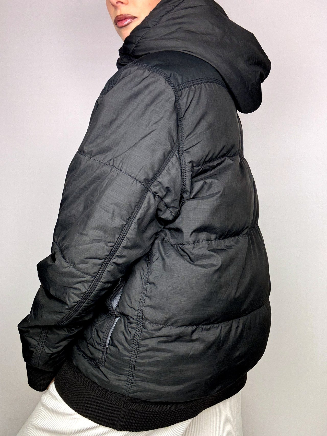 LEVI'S L vintage black puffy jacket