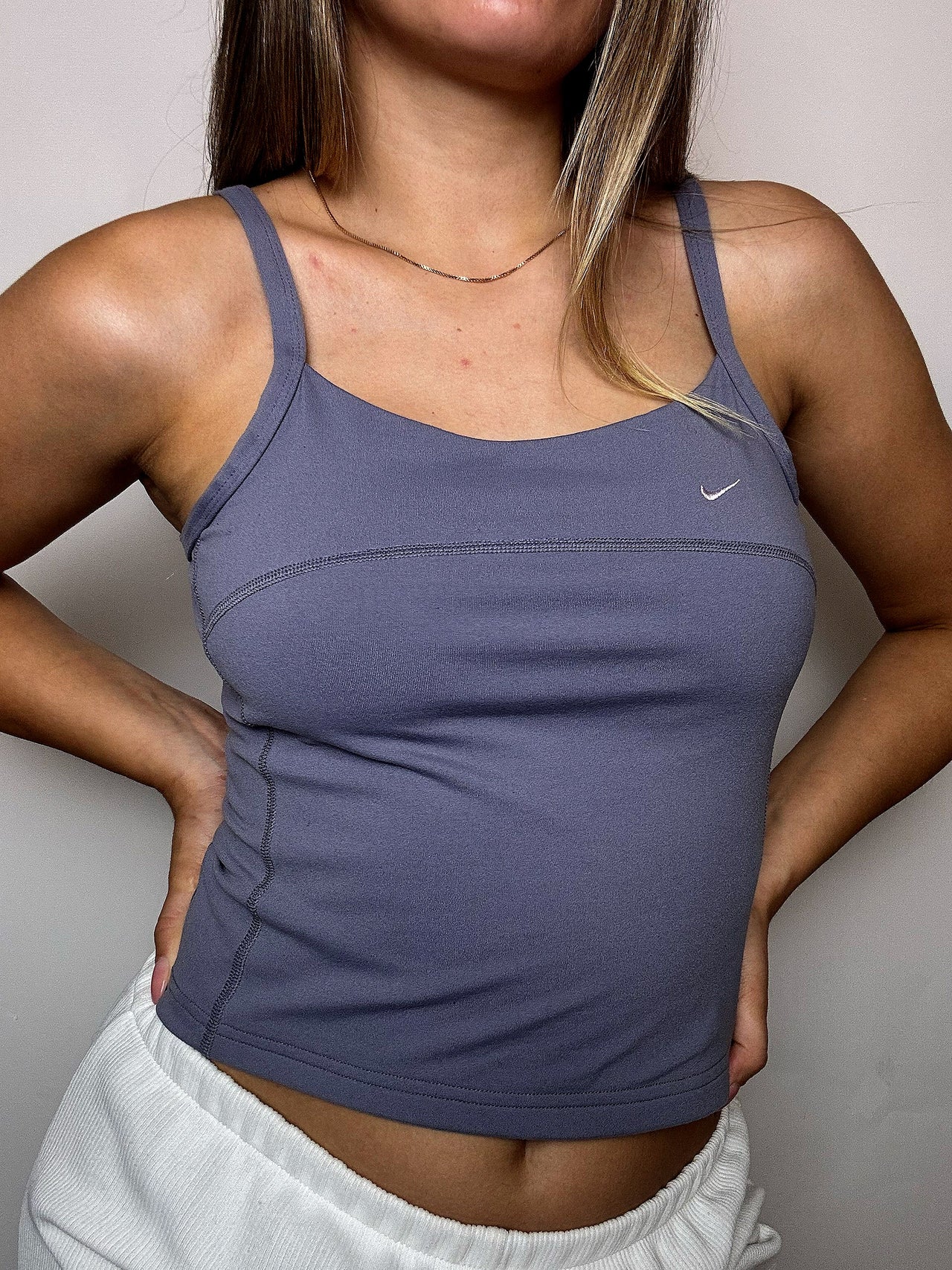 Débardeur de sport lila NIKE L vintage