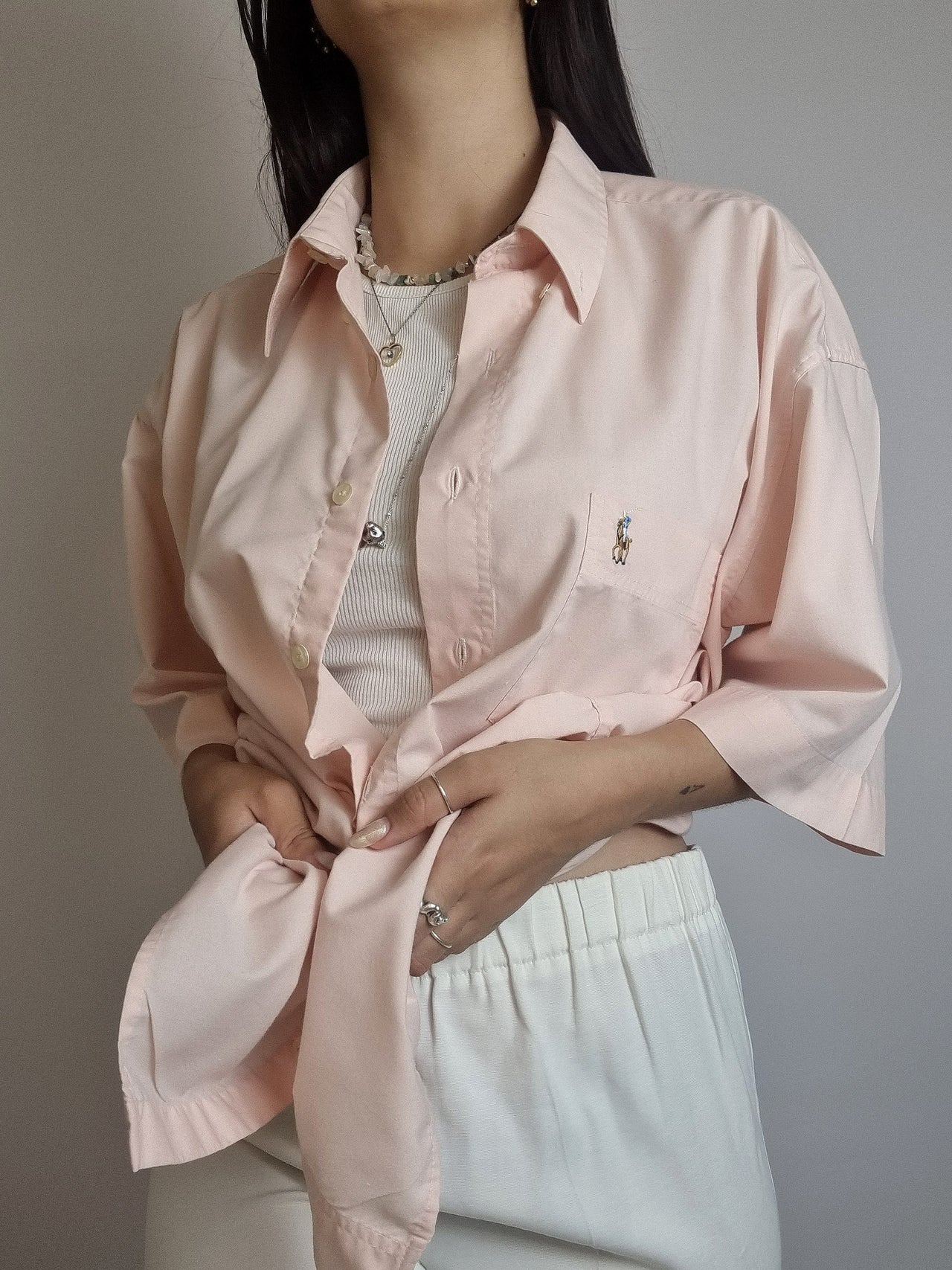 Polo Ralph Lauren hellrosa Hemd L