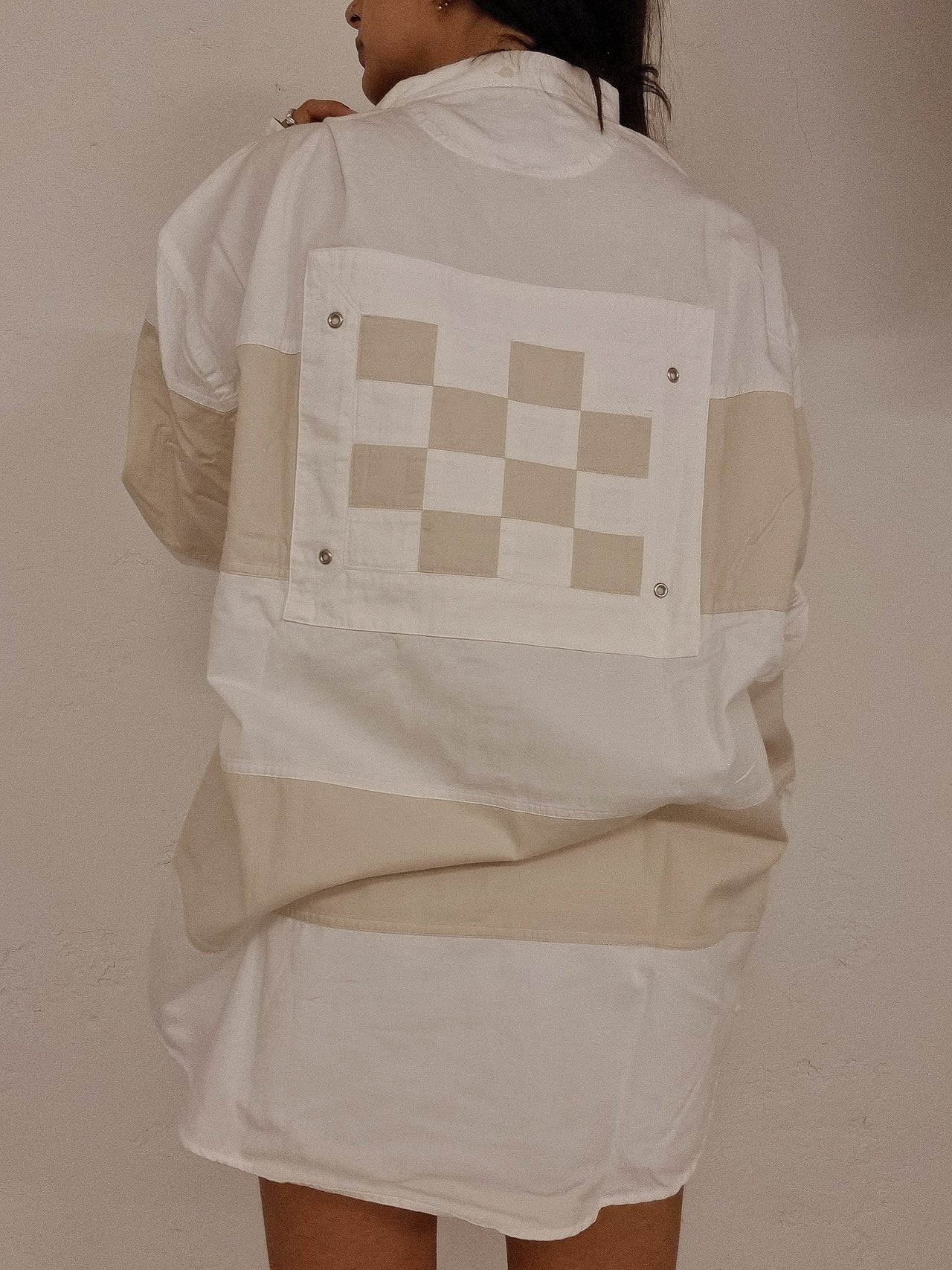 Vintage 80/90s shirt purple/blue/mustard M