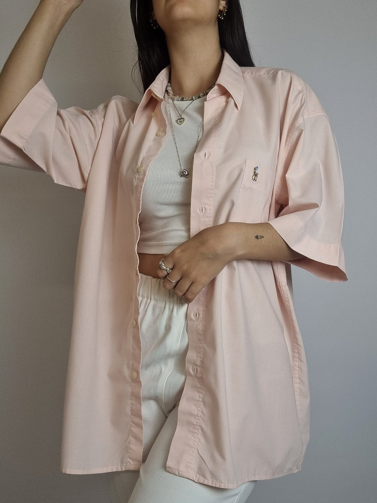 Polo Ralph Lauren hellrosa Hemd L