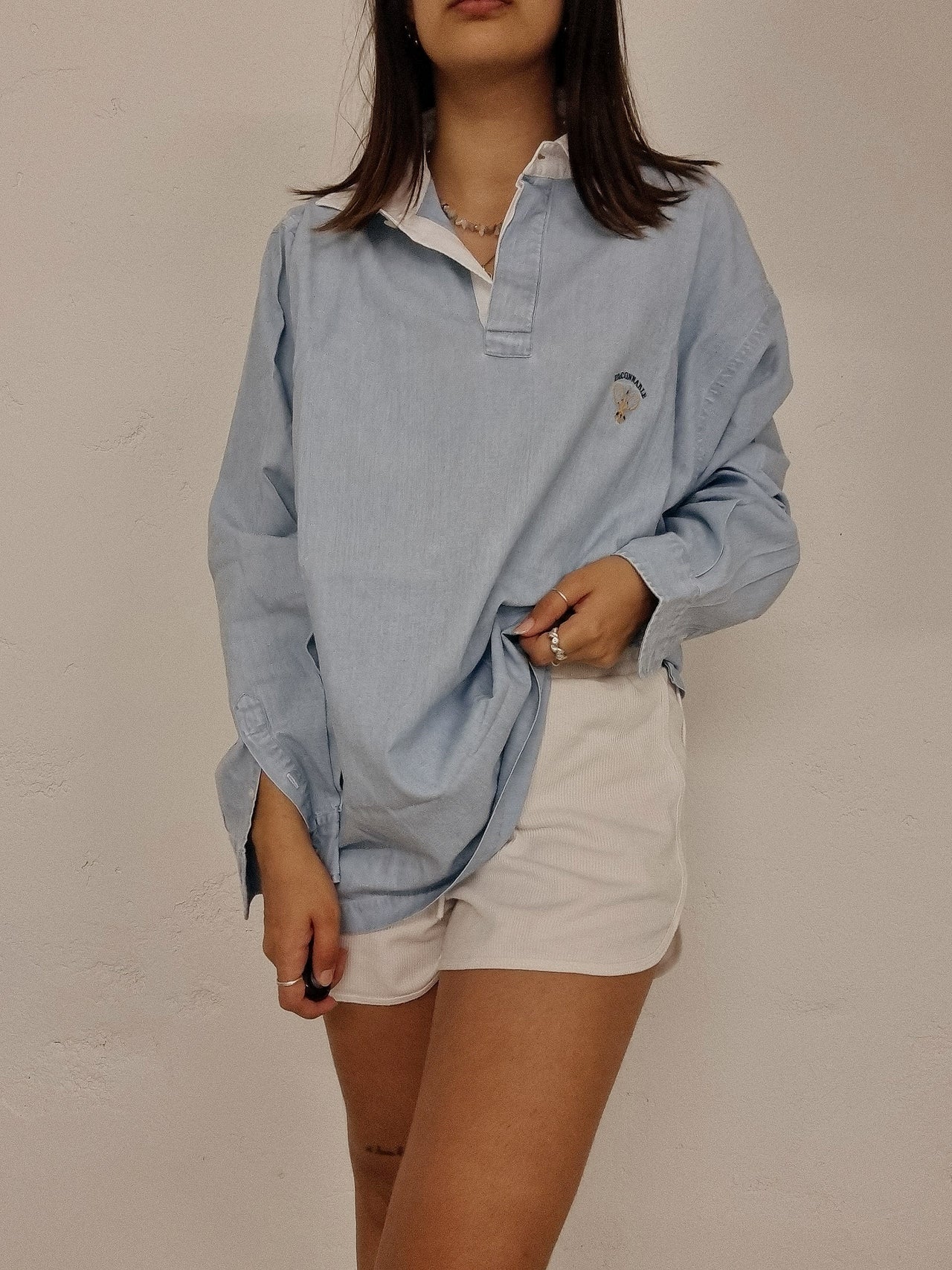 Vintage 80/90s shirt purple/blue/mustard M