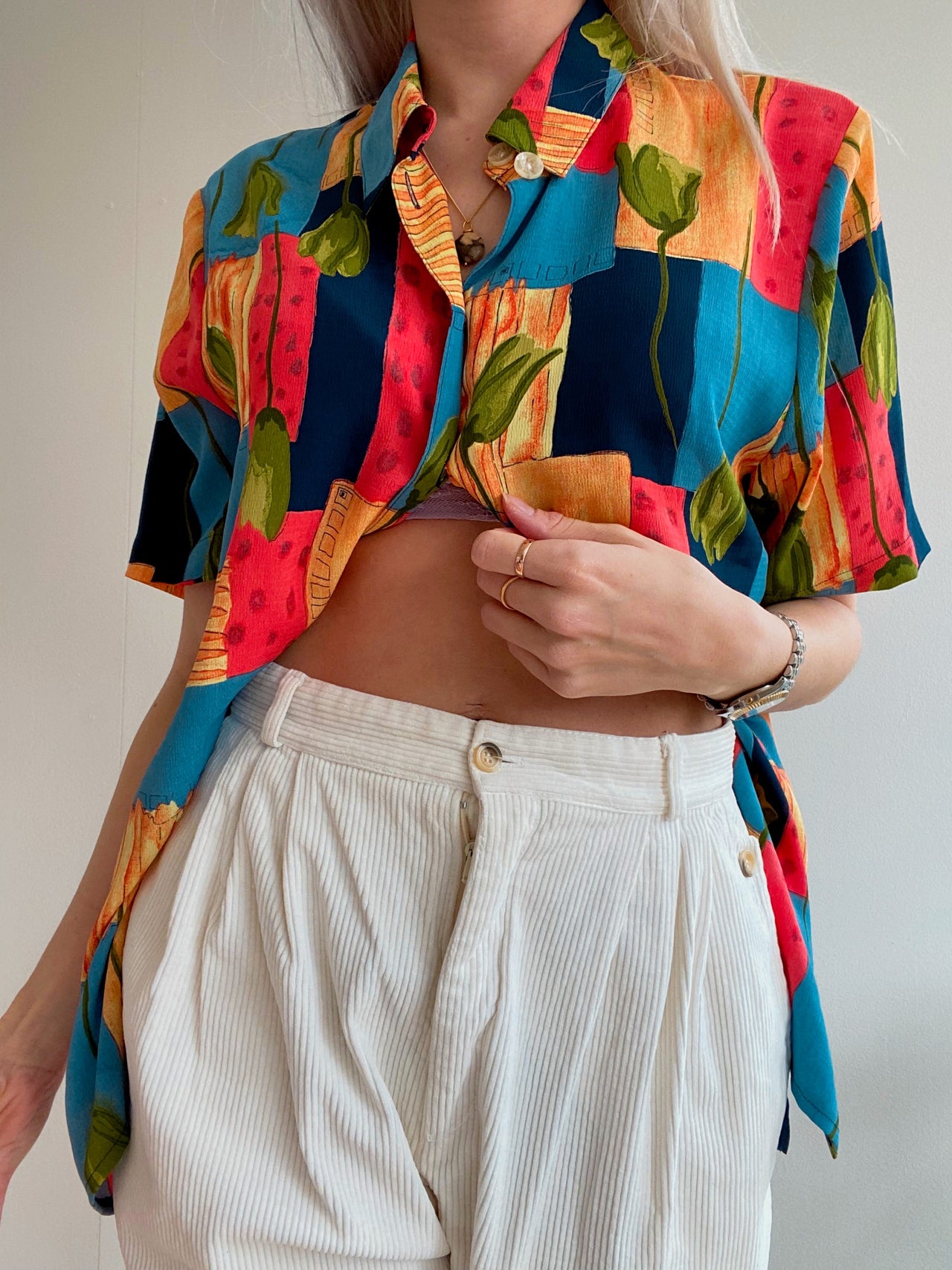 Chemise Vintage 80/90s multicolore
