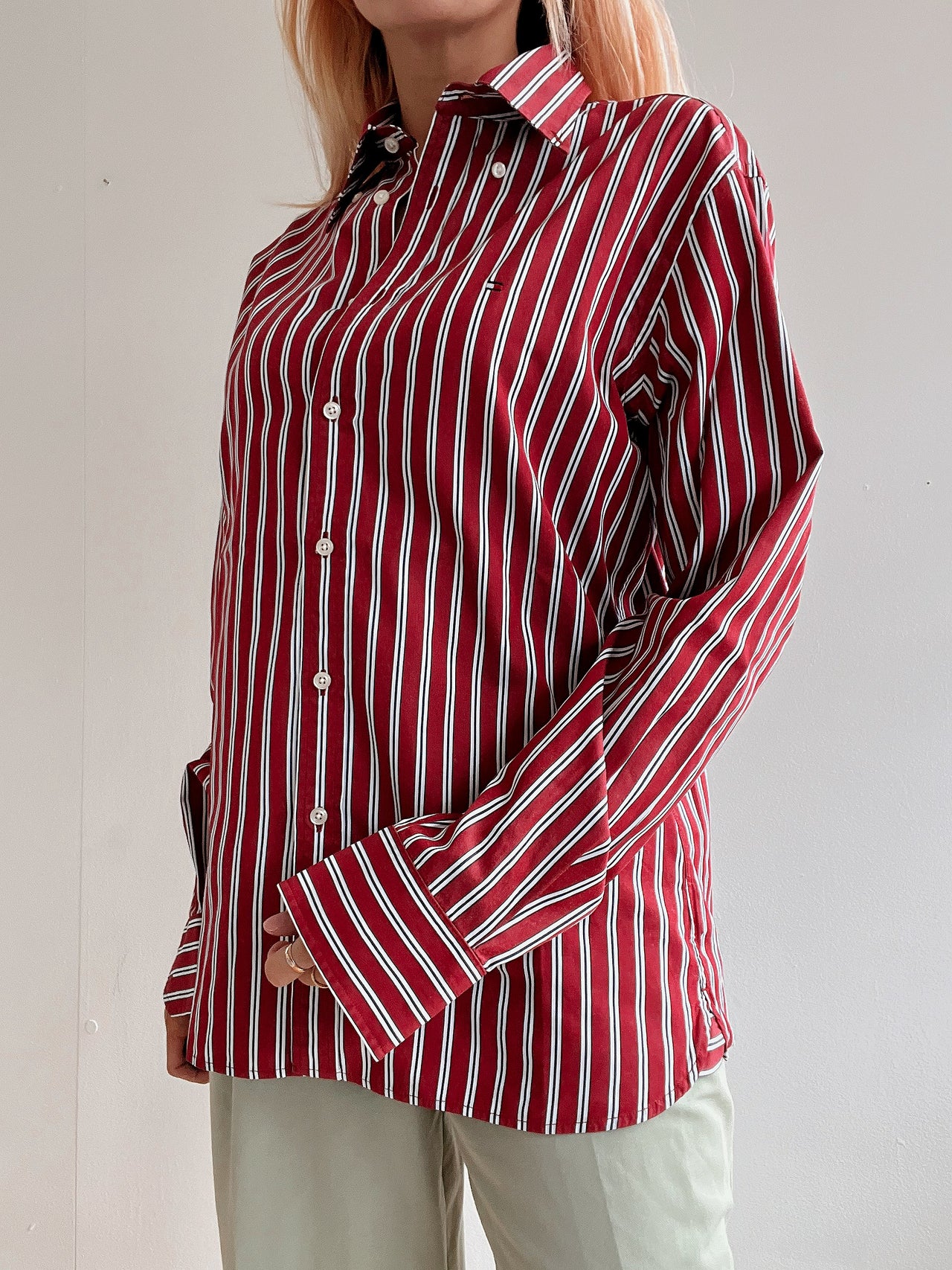 Vintage 80/90s shirt purple/blue/mustard M