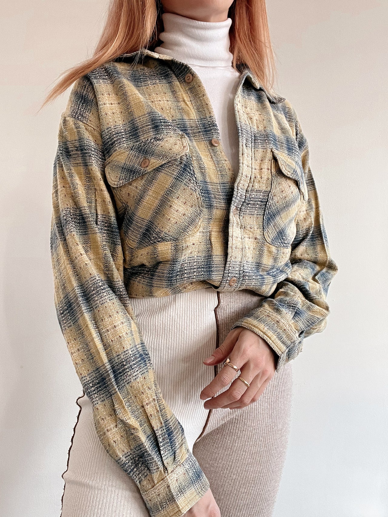 Ralph Lauren L Blue White/Black Striped Shirt