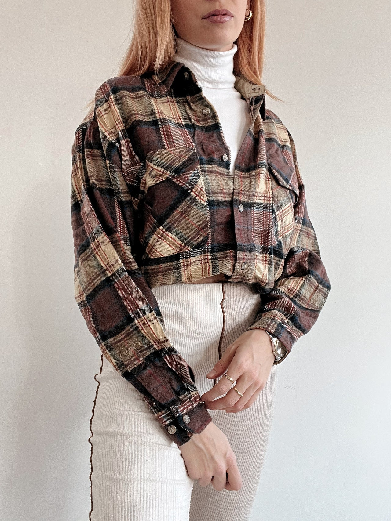 Ralph Lauren L Blue White/Black Striped Shirt