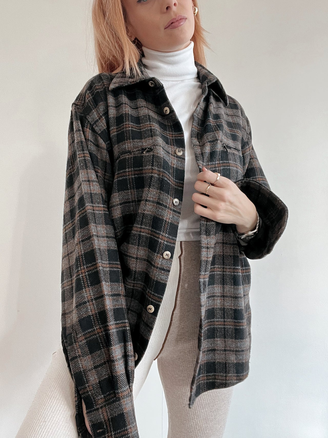 Ralph Lauren L Blue White/Black Striped Shirt