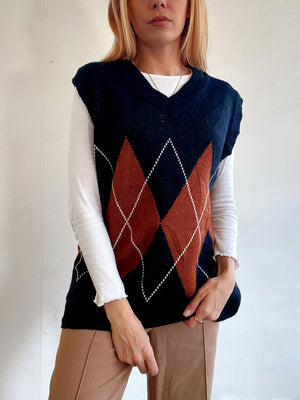 Gilet Sans Manches Vintage à Carreaux Belle Poque – Noir/blanc, Style Années 50, Coupe Ajustée, Polyvalent !