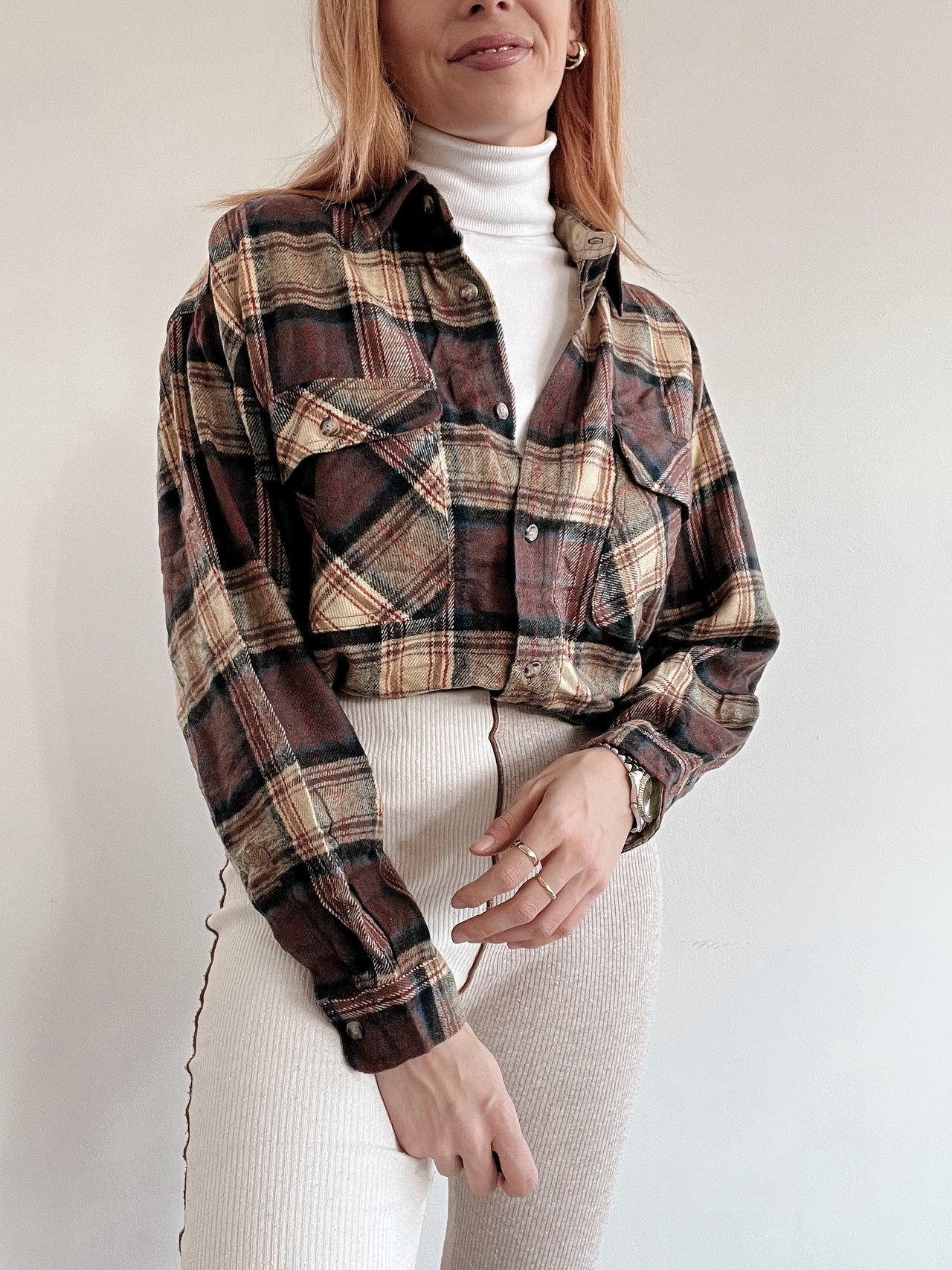 Ralph Lauren L Blue White/Black Striped Shirt