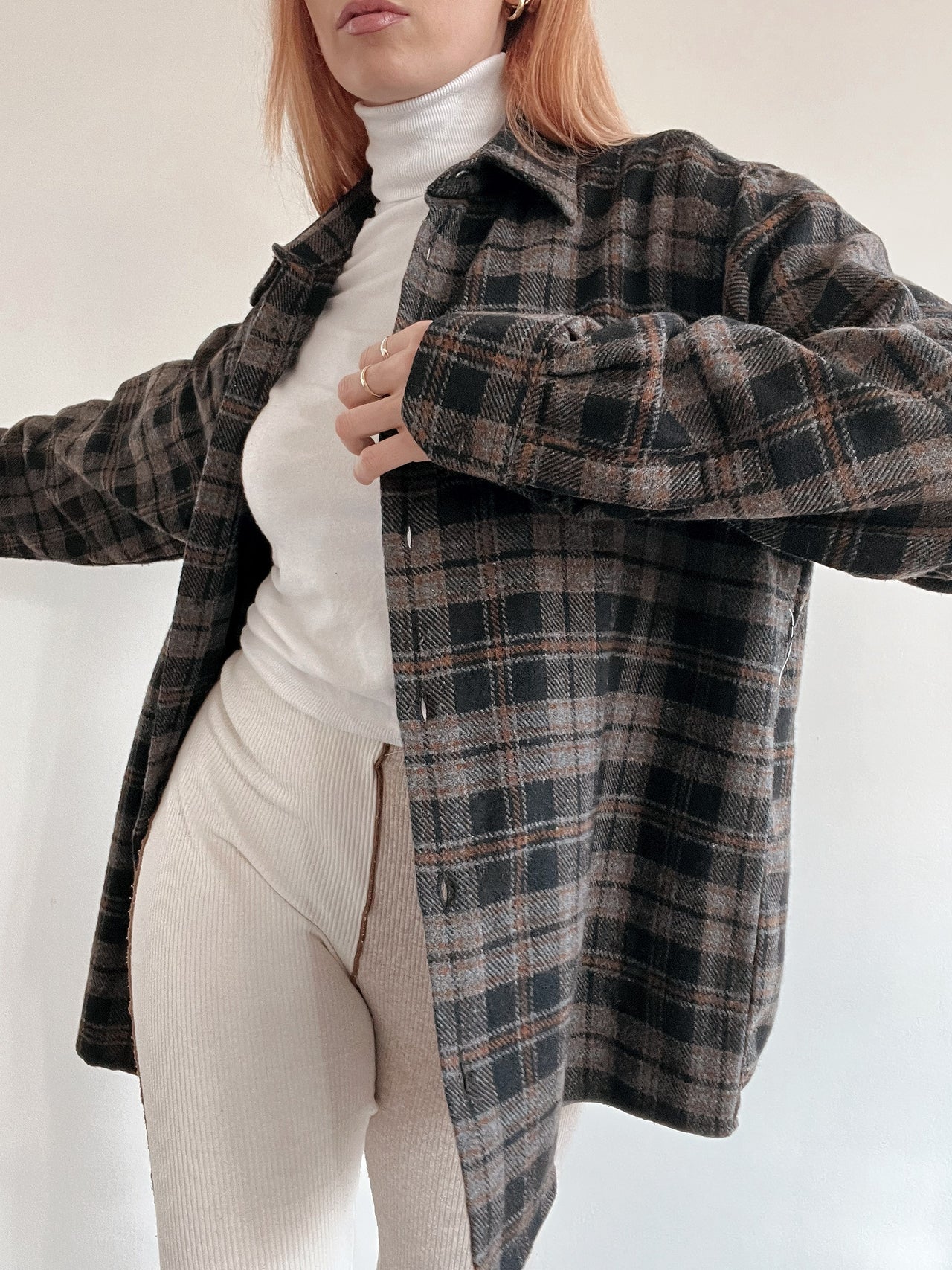 Ralph Lauren L Blue White/Black Striped Shirt