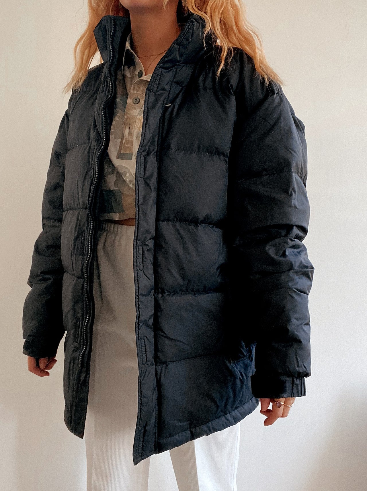 Black Weekday L Coat