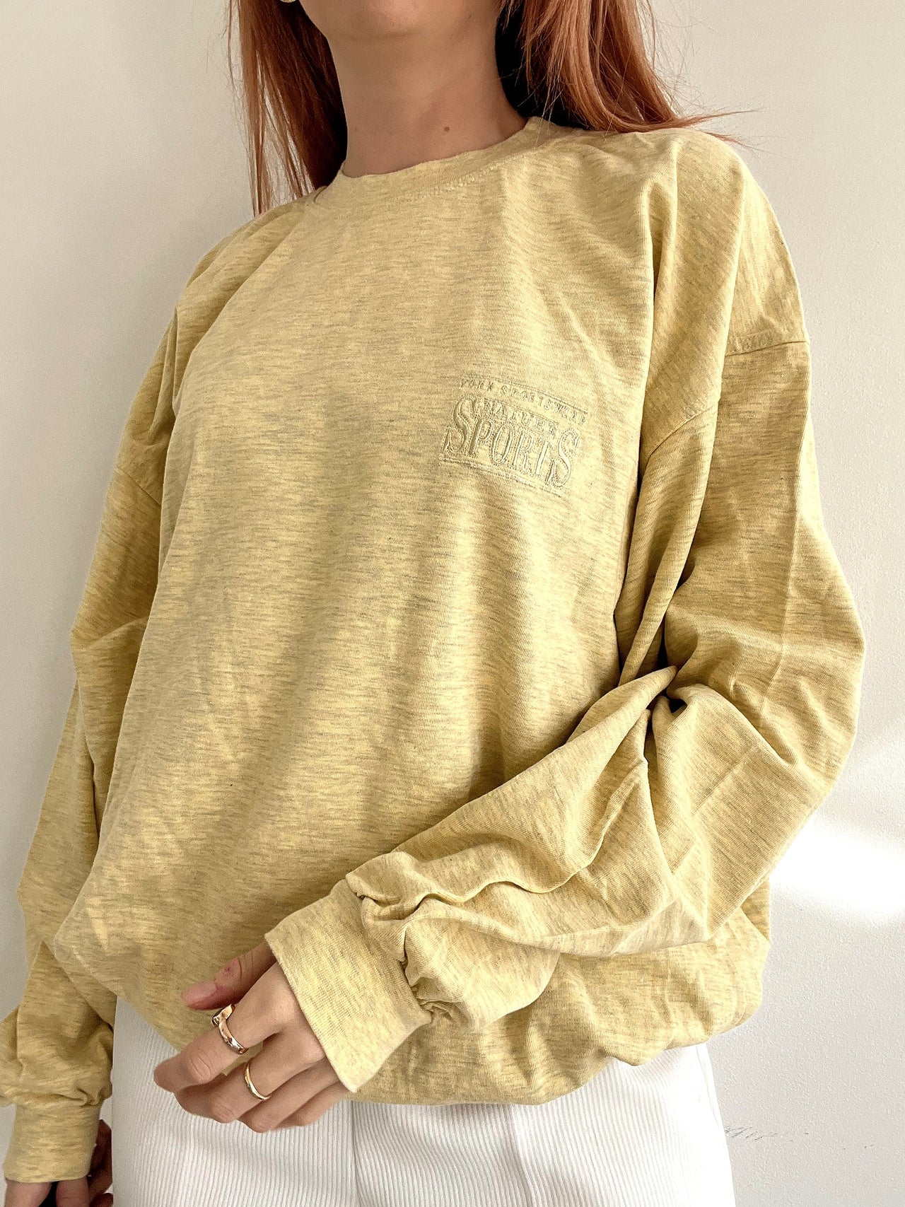 Gray USA"Snow Leopards"sweater M