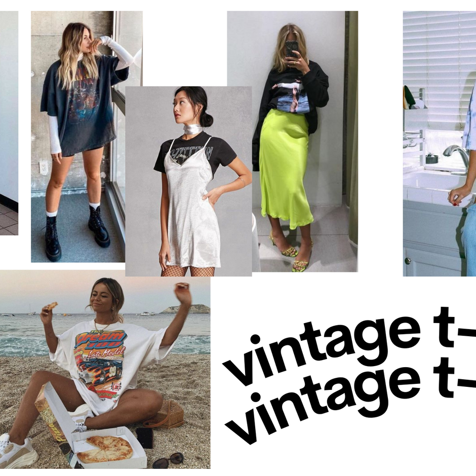 Comment porter les t-shirts vintage