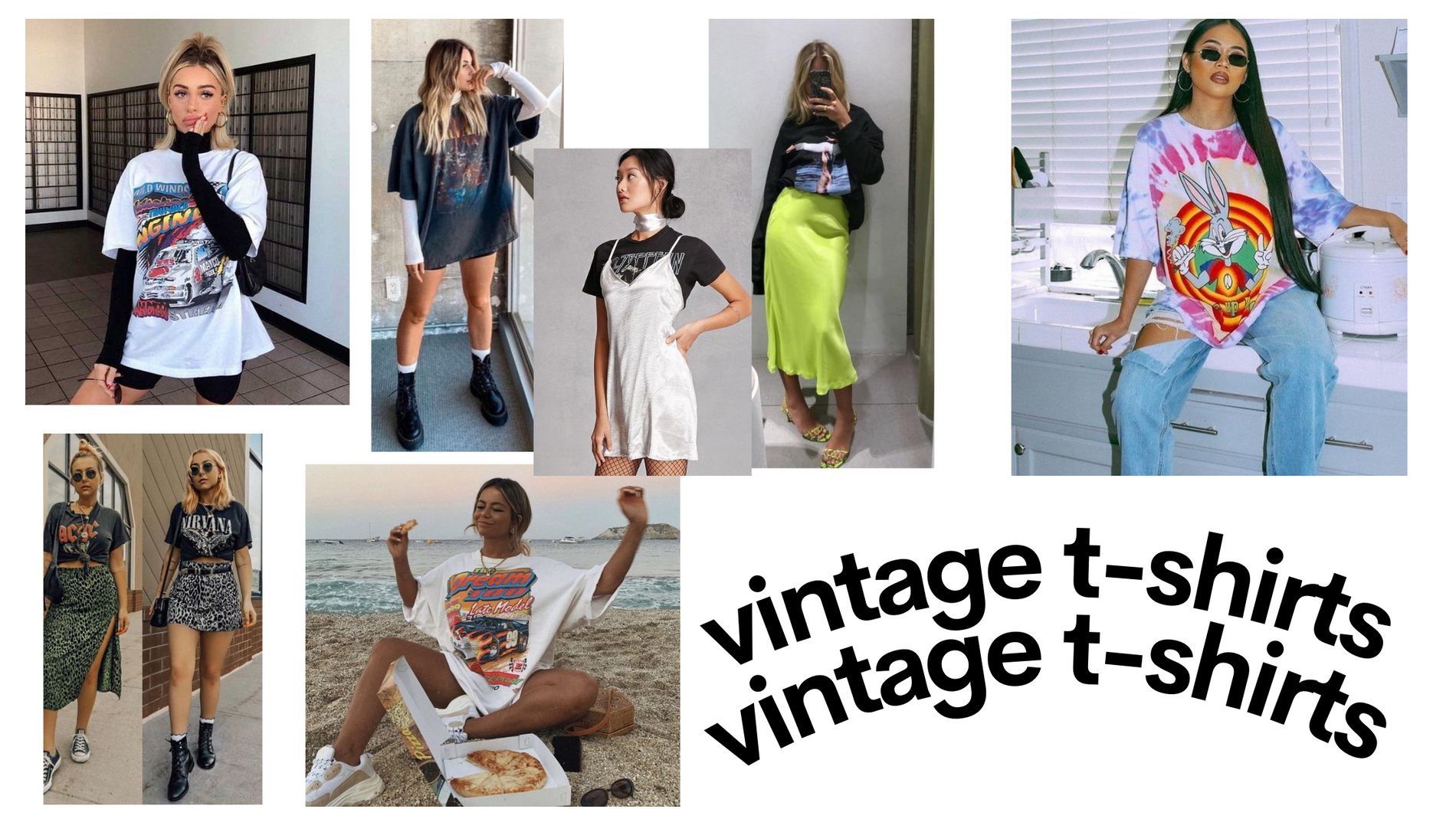 Comment porter les t-shirts vintage