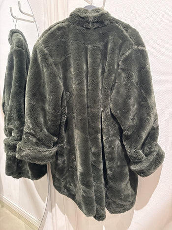 Fausse fourrure kaki m/l live