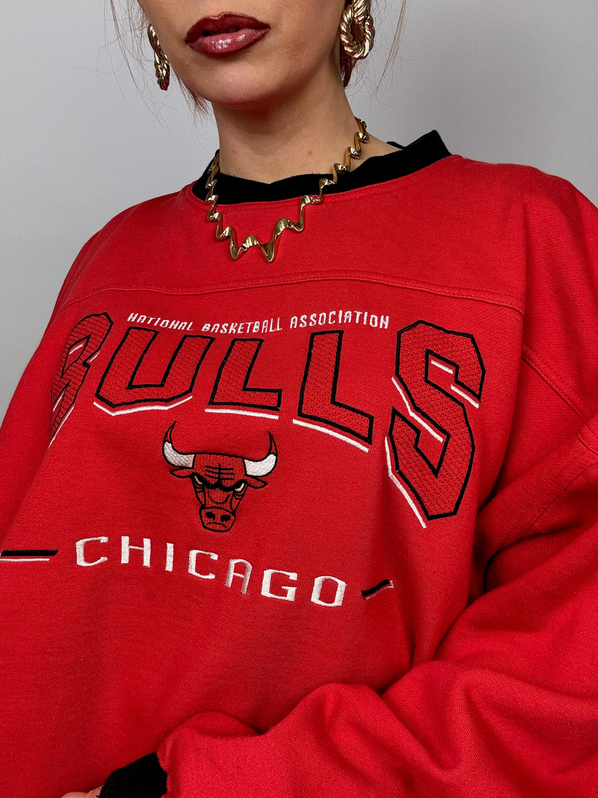 Bulls Vintage XXL Red Sweater
