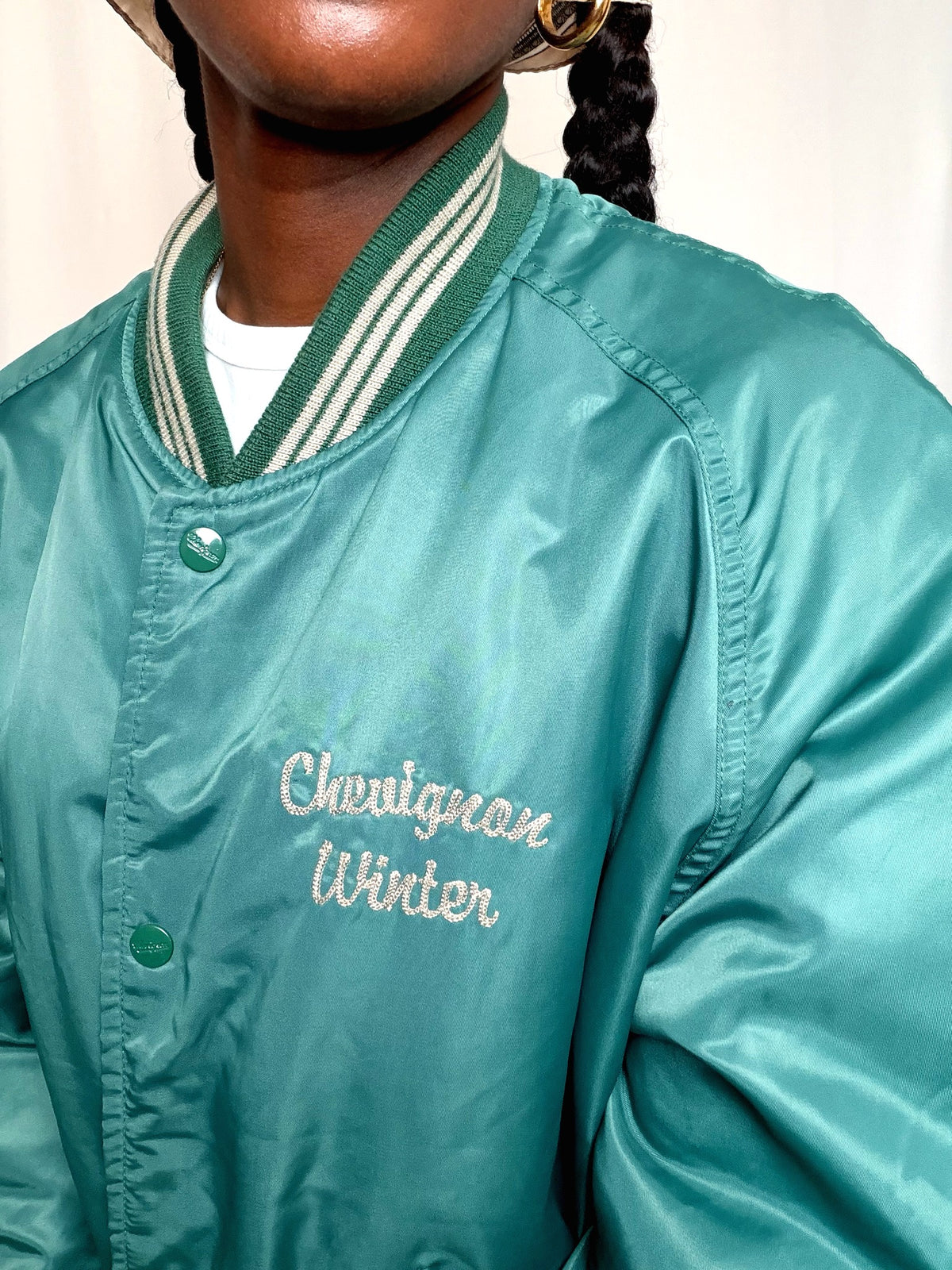 Bomber vert Chevignon XXL vintage