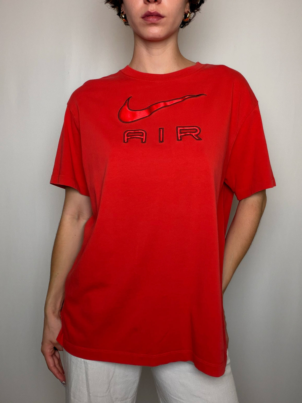 Tshirt Rouge Nike L vintage