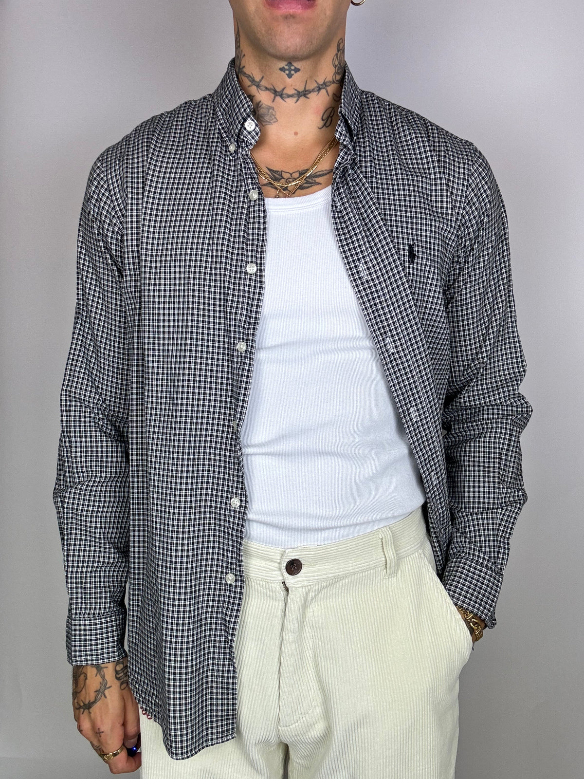 Polo Ralph Lauren Vintage Black/White Plaid