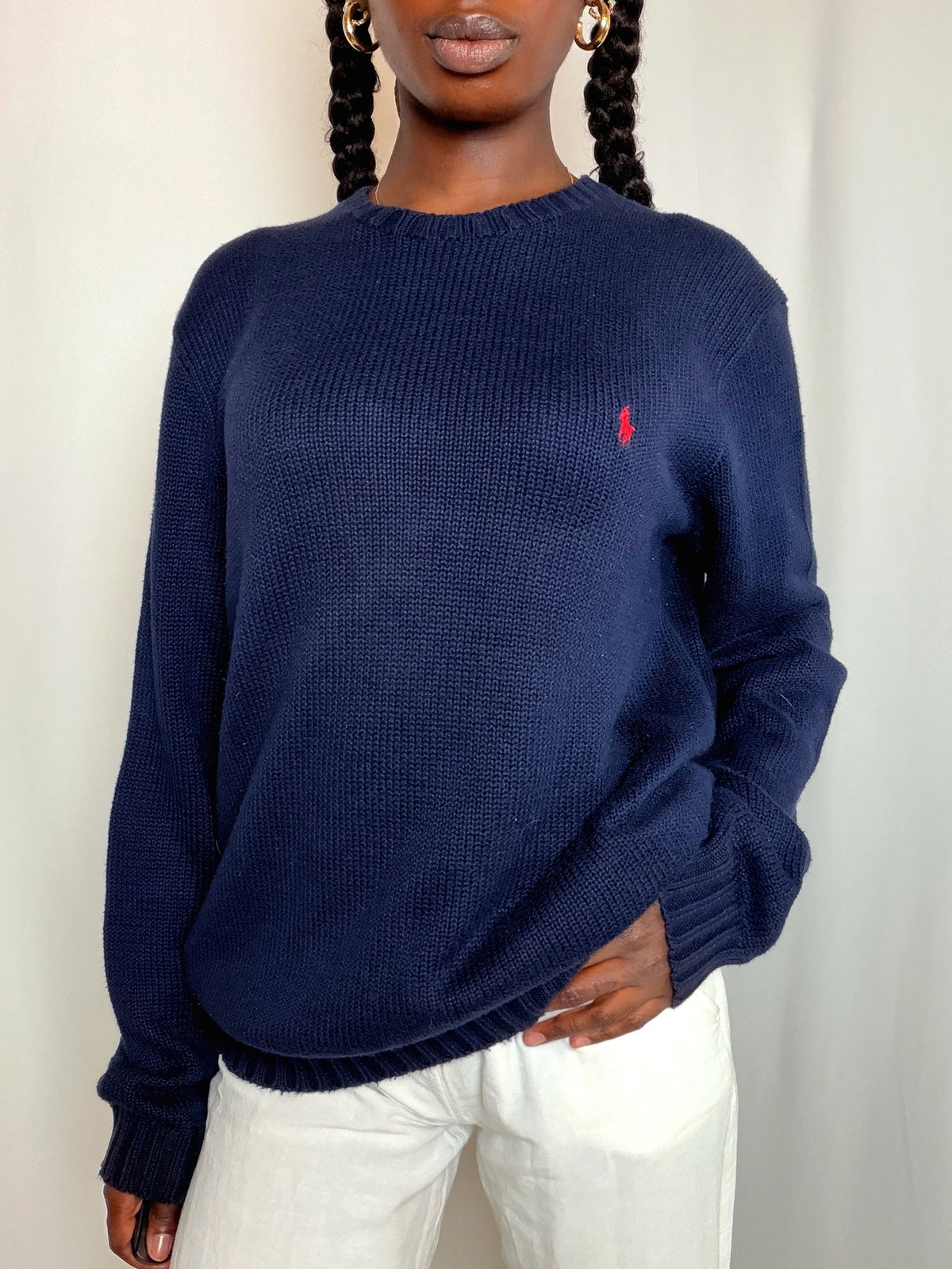 Pull marine Ralph Lauren L vintage